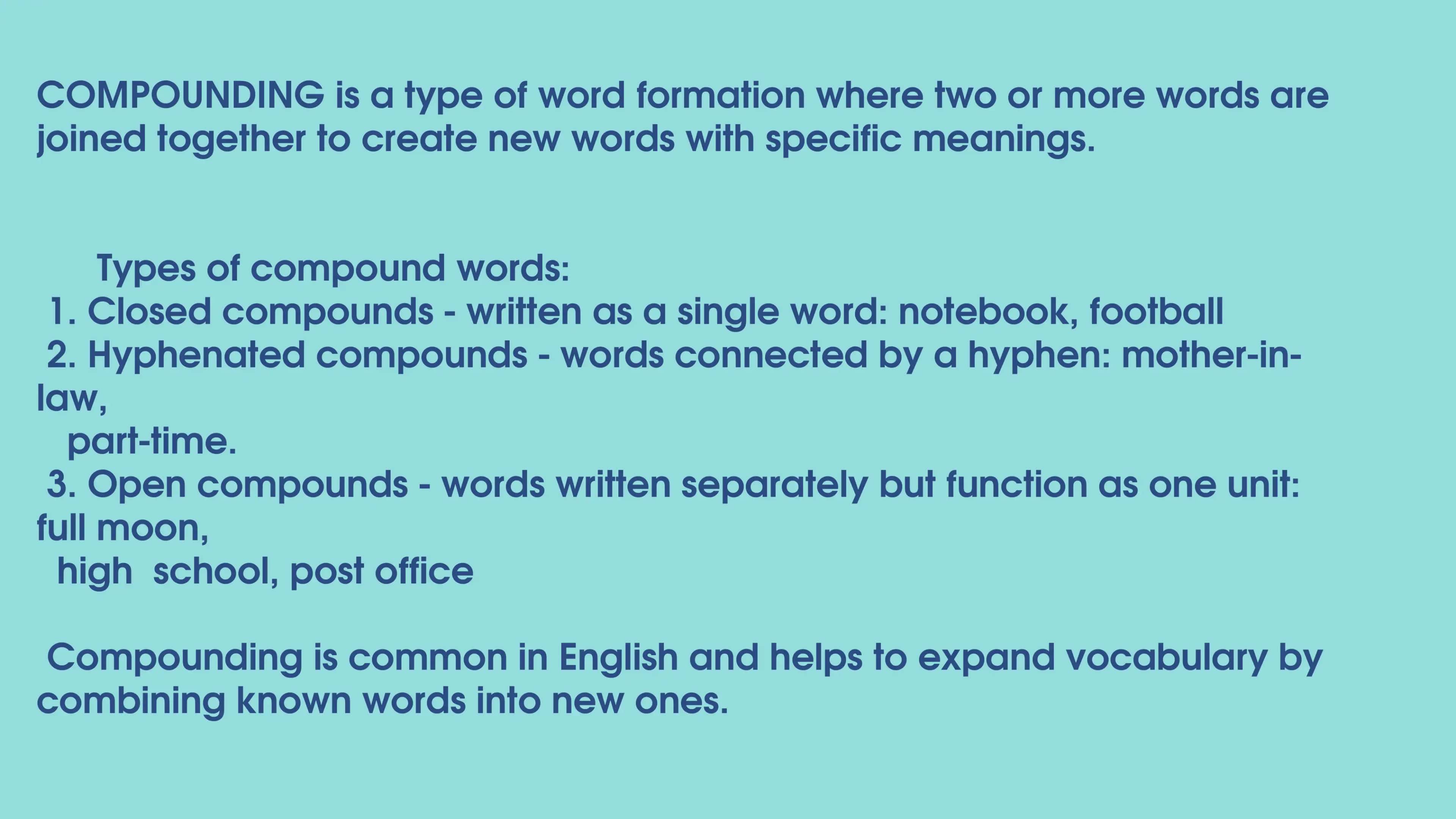 Word formation 3