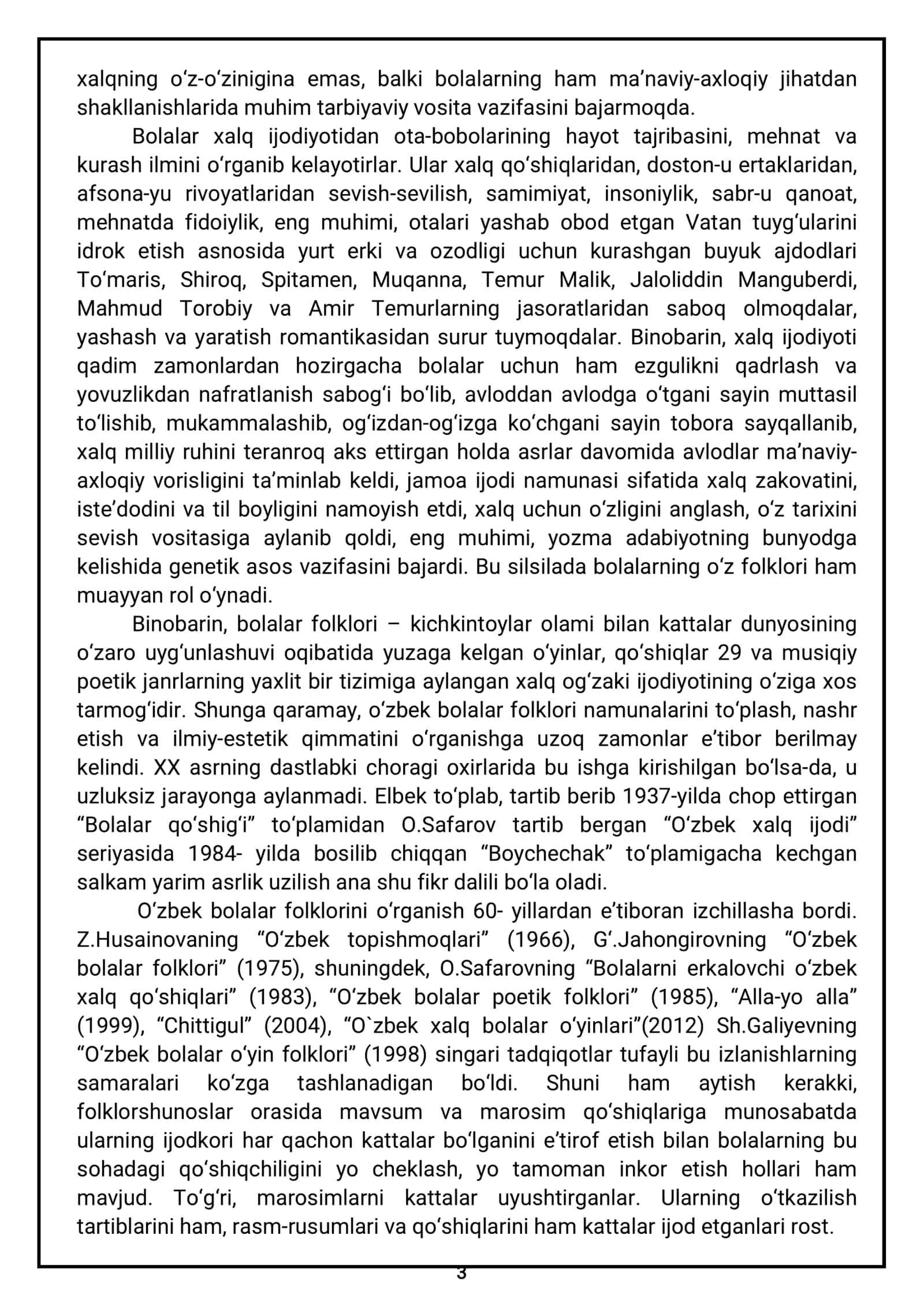 BOLALAR FOLKLORI TABIATI 3