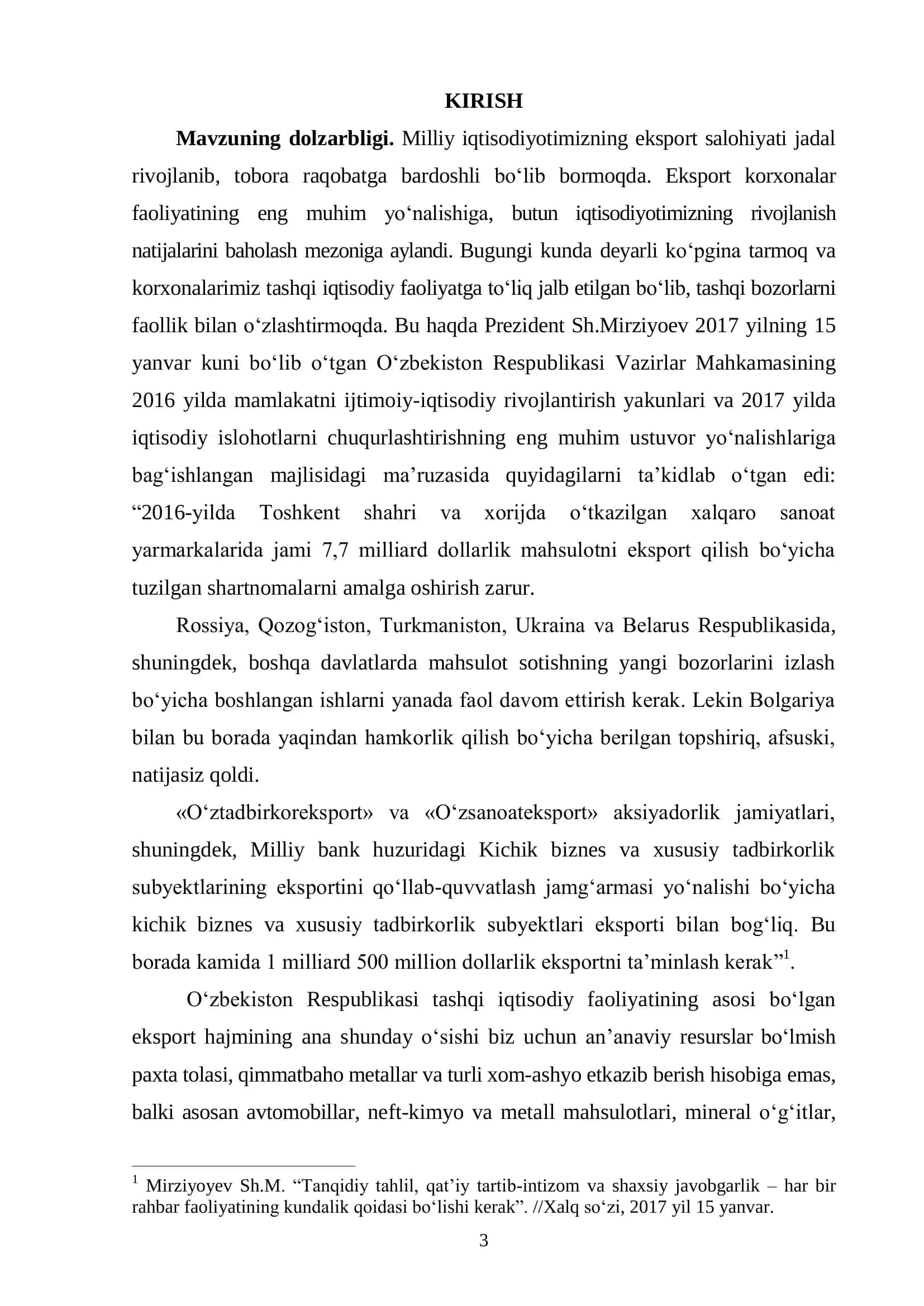 Tashqi iqtisodiy faoliyatni amalga oshirishdagi risklar va ularning sug‘urtalash mexanizmlarini tashkil etish asoslari 3