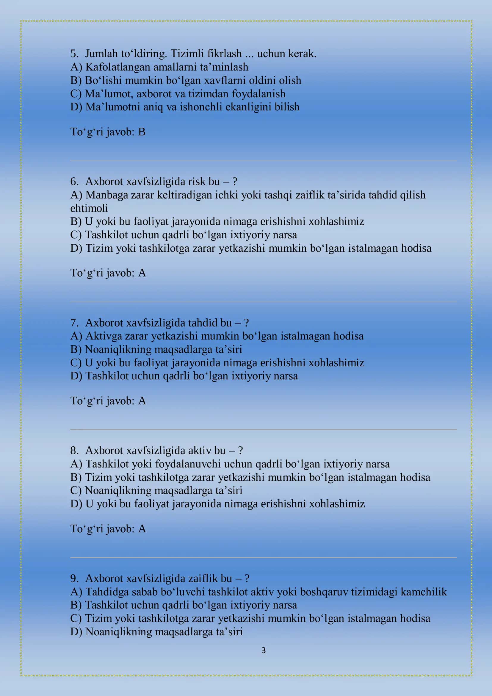 KIBERXAVFSIZLIK FANIDAN TEST.pdf 3