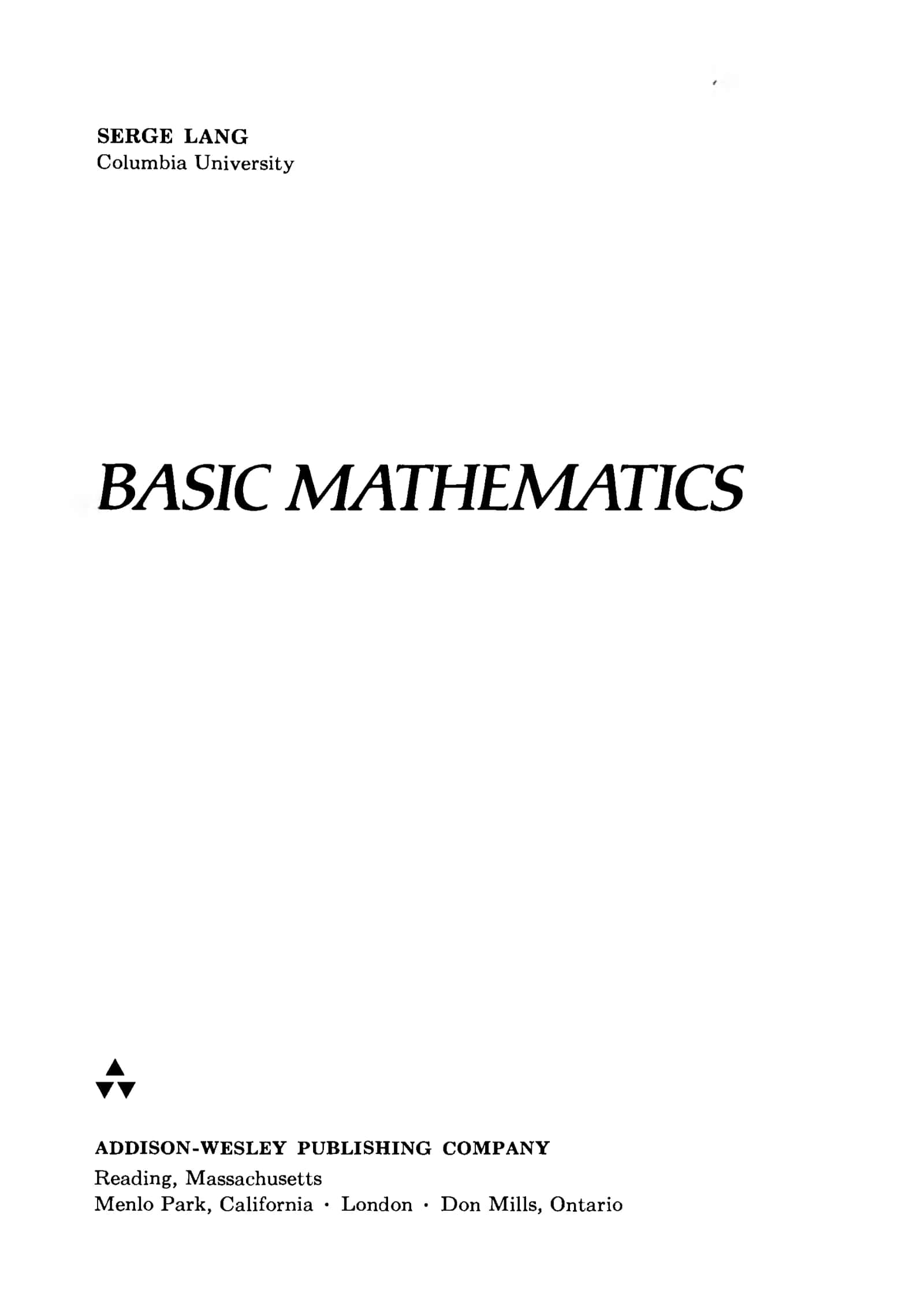 BASIC MATHEMATICS 3