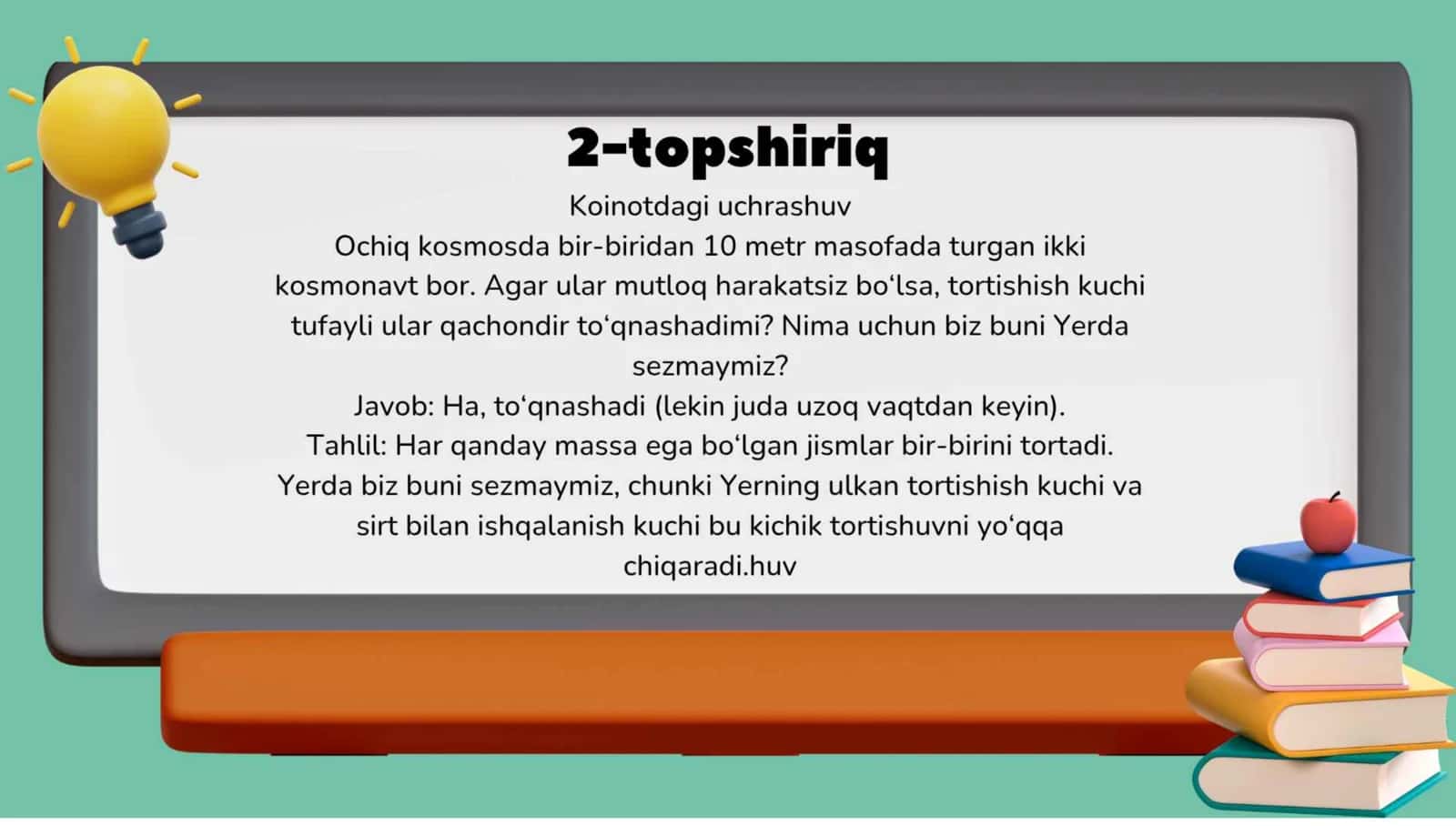 fizikadan nostandart topshiriqlar 3