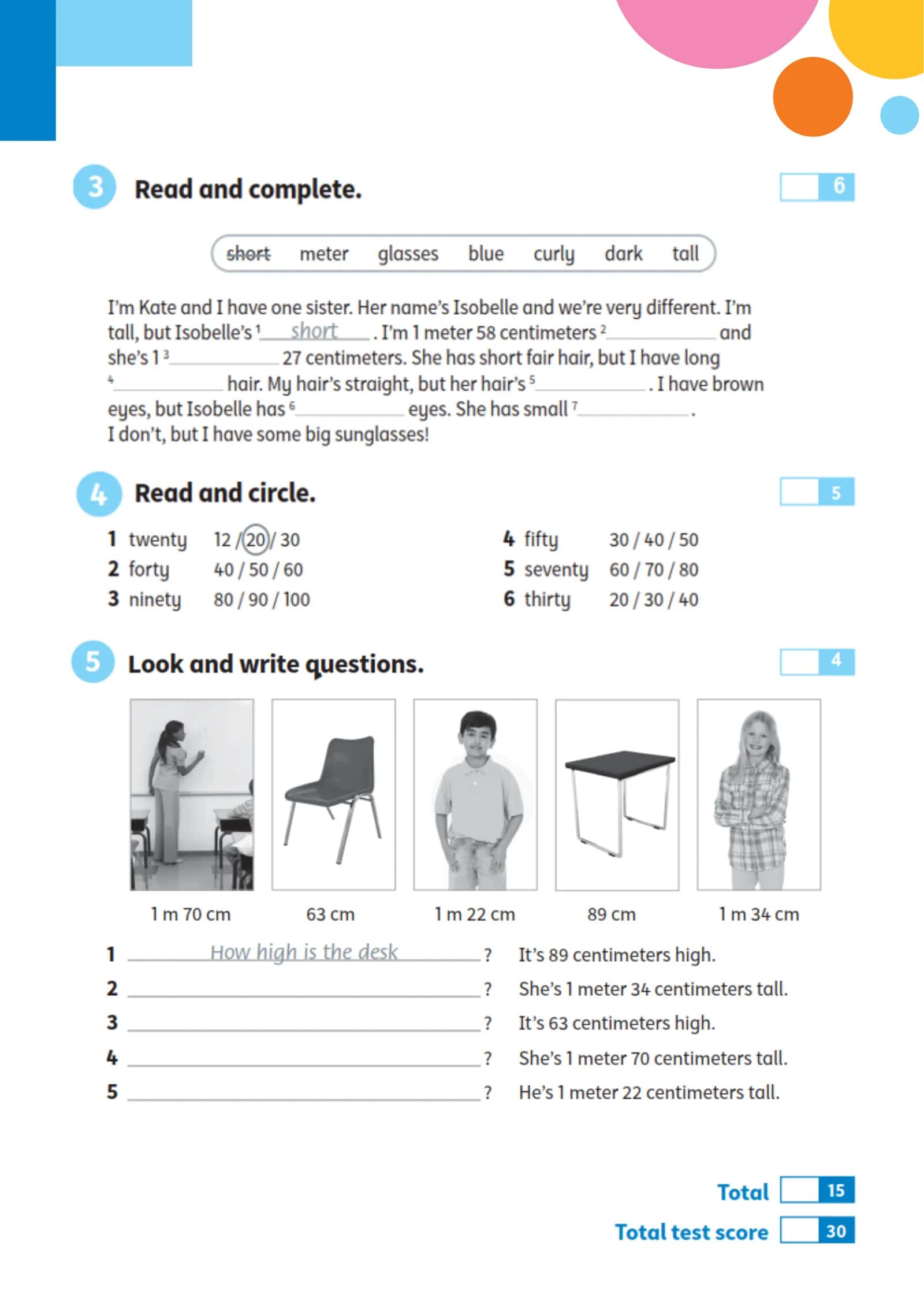 Mark EXAM BOOK Grade 4 3