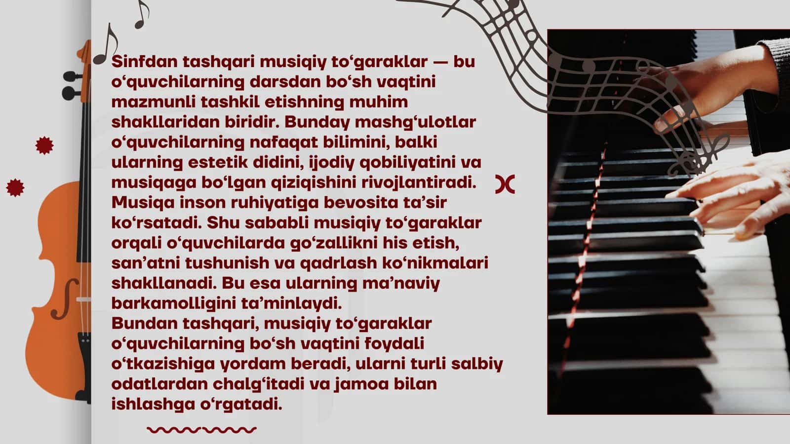 Musiqiy to‘garaklar va psixologiya 3