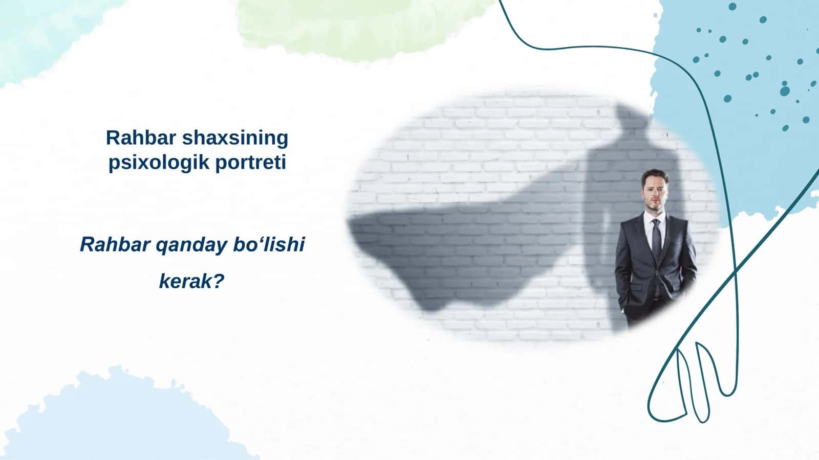 Menejerlik o'uv kursi tinglovchilari uchun  Boshqaruv psixologiyasi 3 3