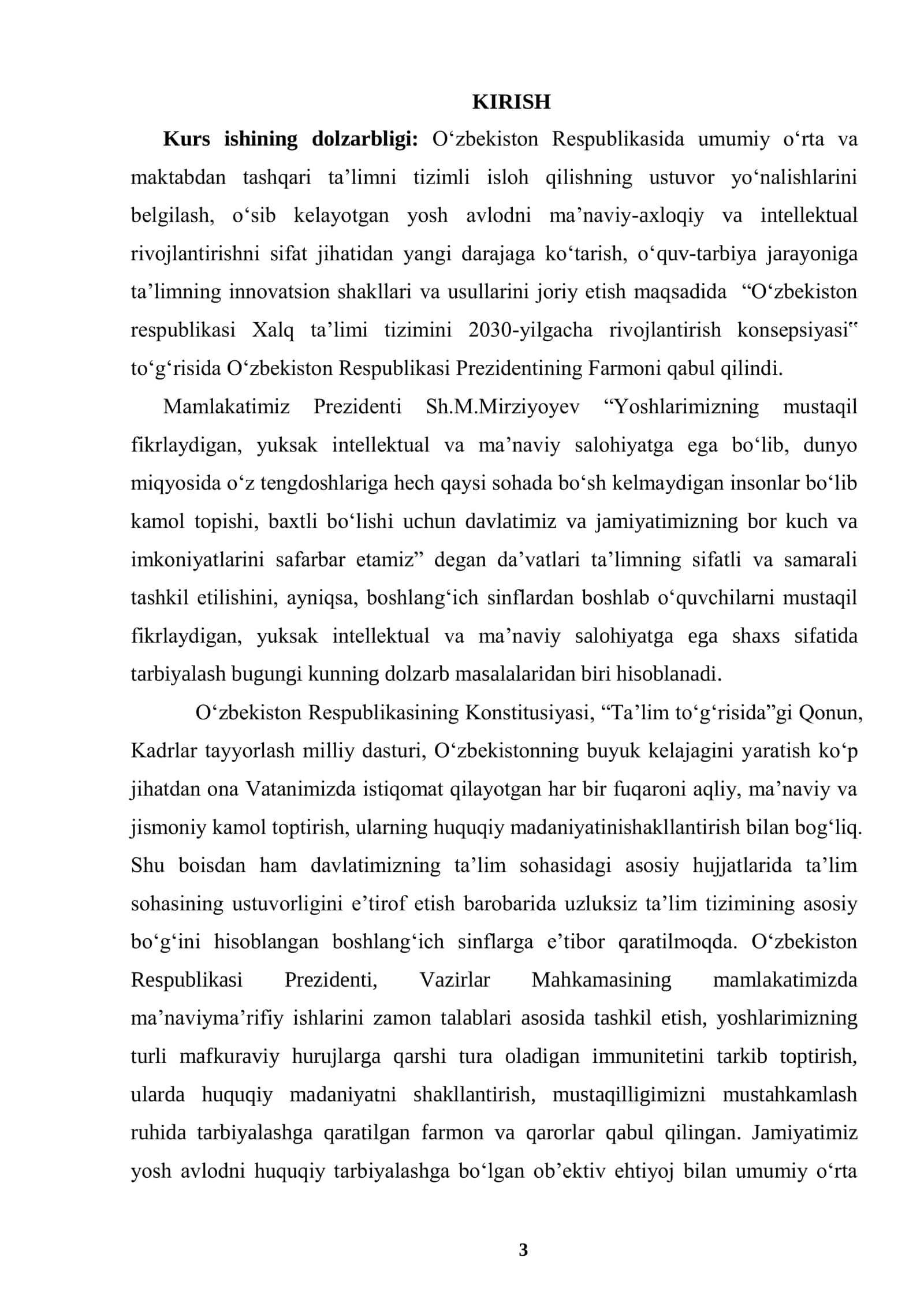 Boshlangʻich sinflarda vatanparvarlik milliy g„ururini tarbiyalash 3