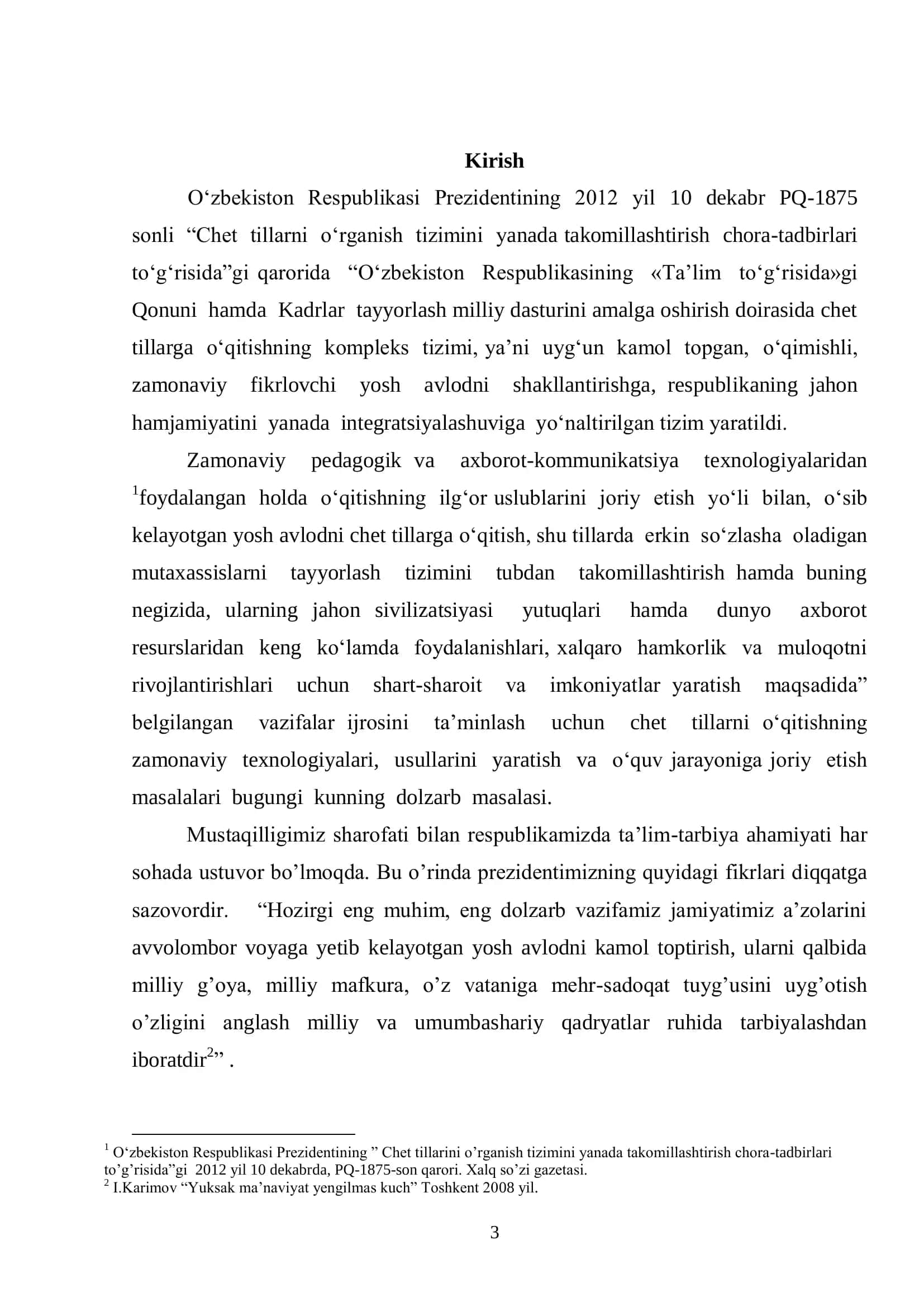 Filologiya va tillarni o‟qitish - “Fransuz tili” ta‟lim yo‟nalishi bo‟yicha bakalavr darajasini olish uchun “Tomber” fe‟li bilan kelgan frazeologik birikmalarning ishlatilishi 3