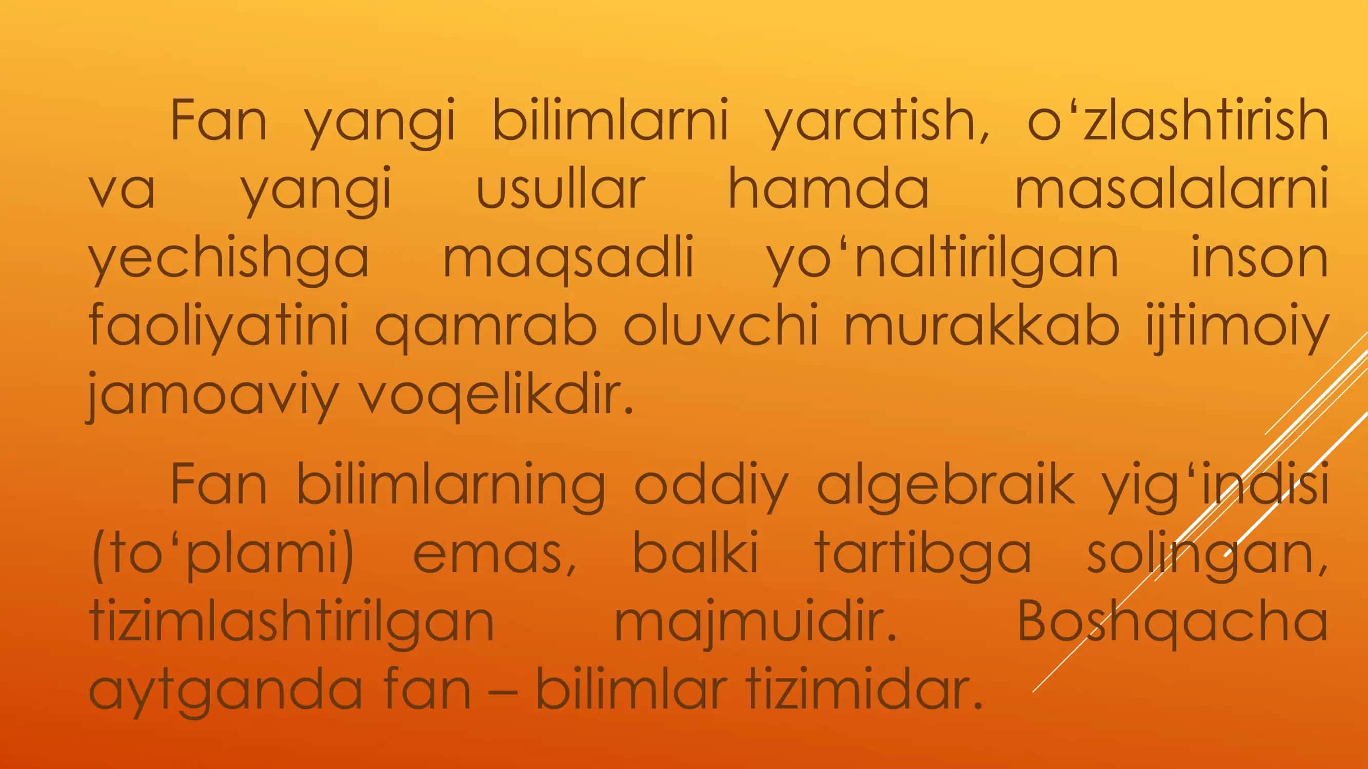 ILMIY TADQIQOT ASOSLARI FANINING MAQSADI VA VAZIFALARI, UMUMIY TUSHUNCHALAR 3