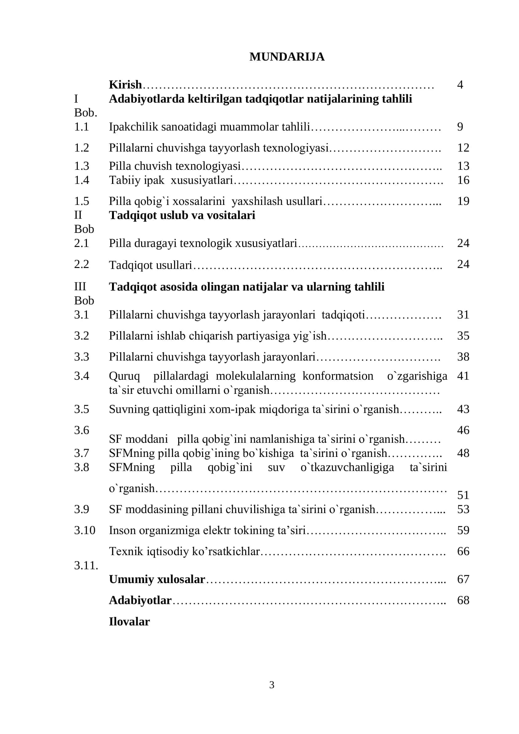 Yuqori chiziqli zichlikdagi yangi xom ipak assortimentini ishlab chiqarish 3