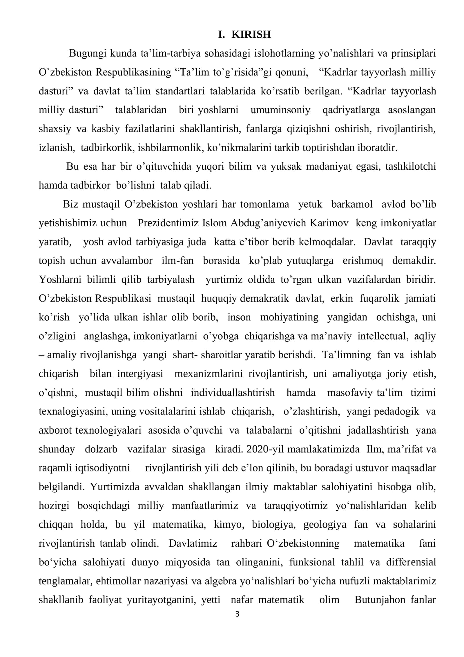 MATEMATIK FIZIKANING ASOSIY TENGLAMALARINI KELTIRIB CHIQORISH 3
