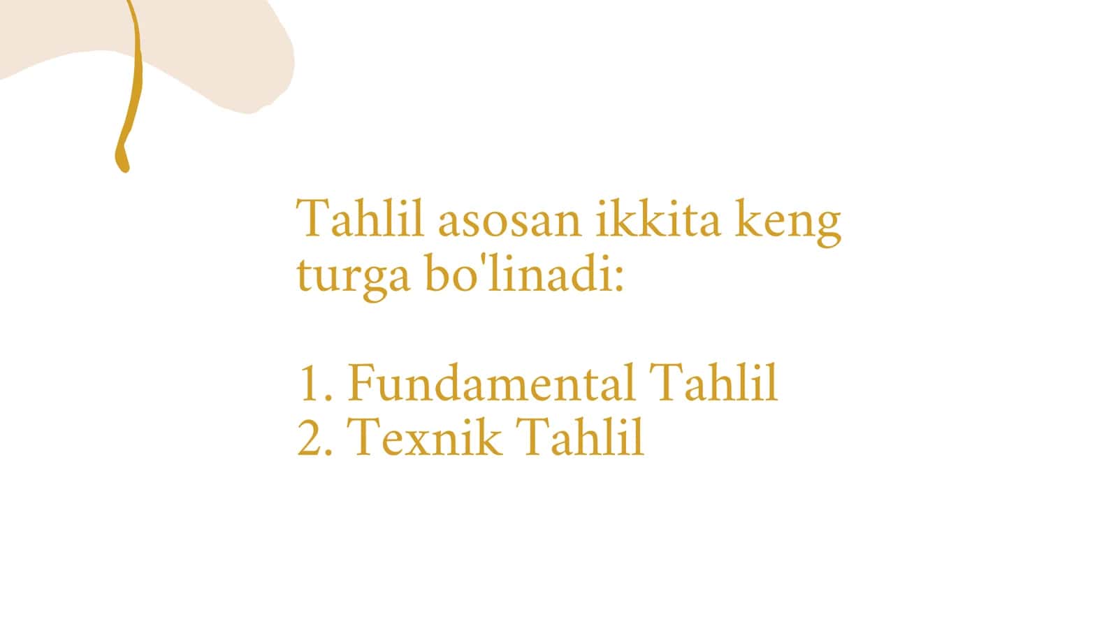 Moliya bozori tahlili 3