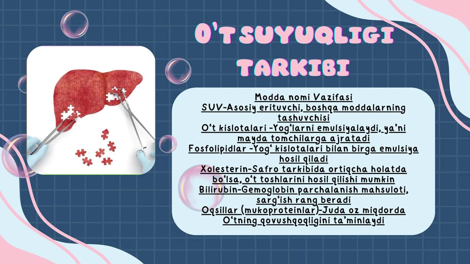O't Tosh Kasalliklari va Xolesterinli Toshlar Hosil Bo'lishining Biokimyoviy Mexanizmi 3