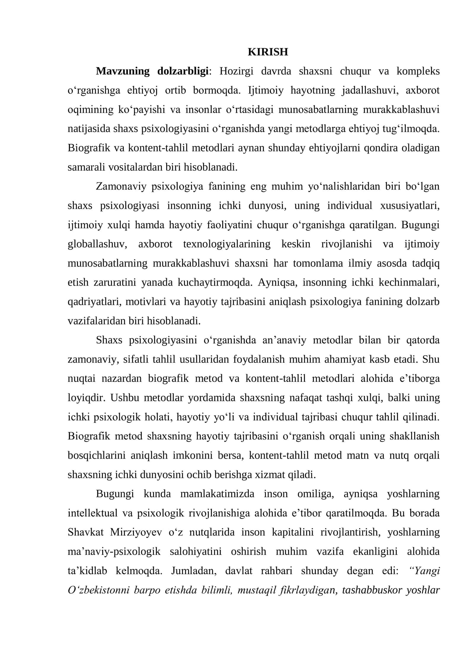 EKSPERIMENTAL PSIXOLOGIYA FANIDAN KURS ISHI 3