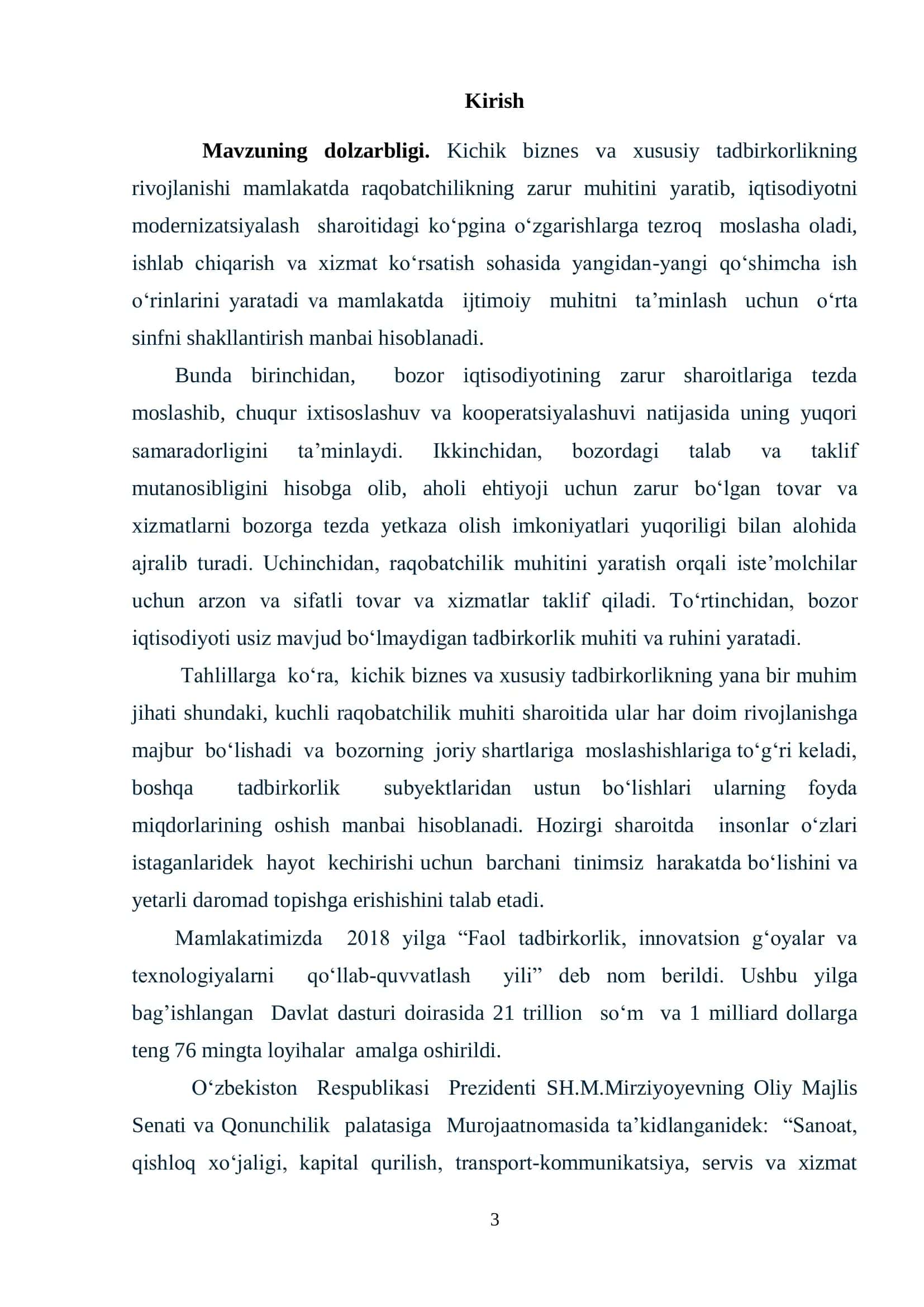 Kichik biznes va xususiy tadbirkorlik subyektlarini kreditlash 3