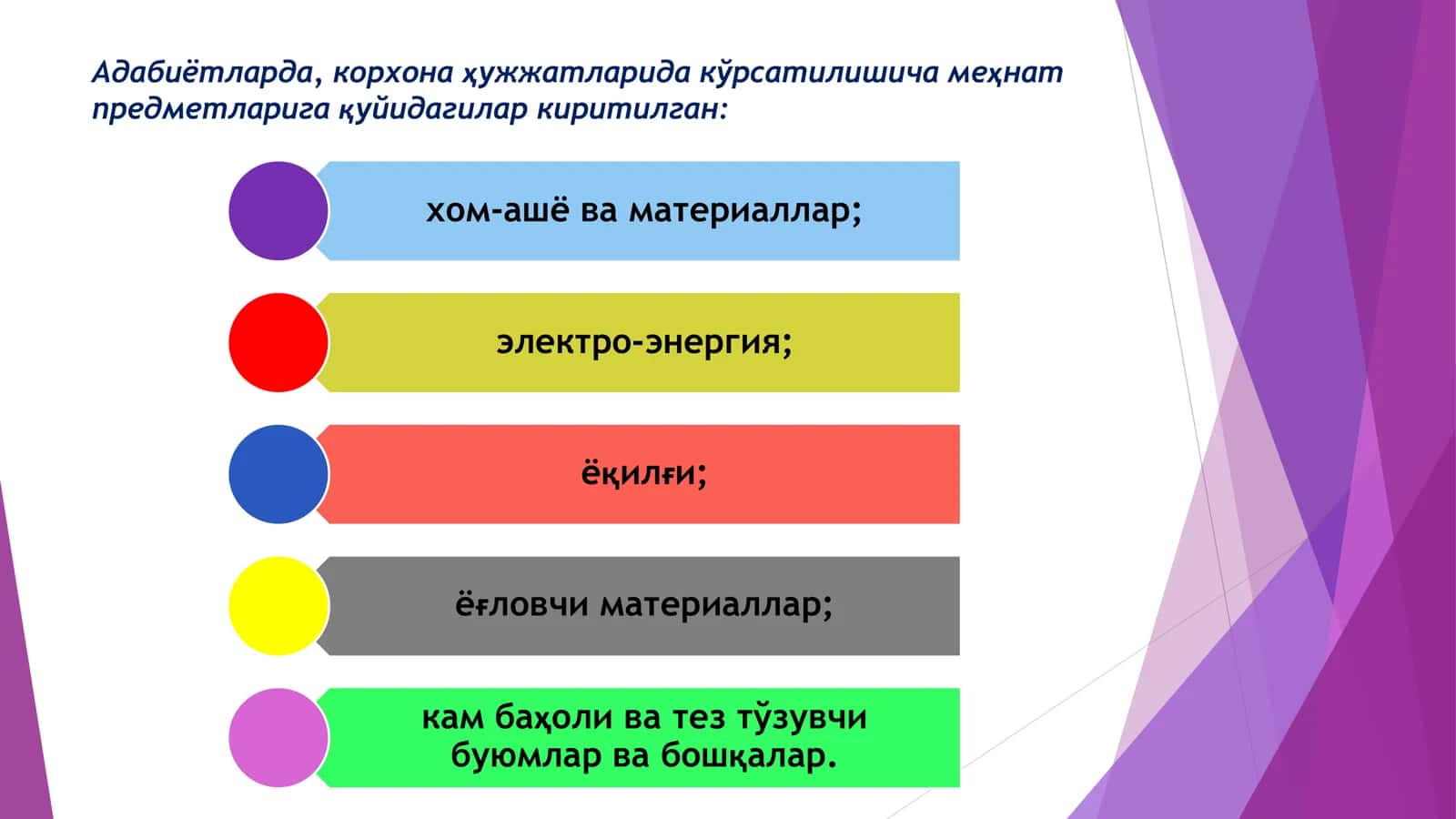 КОРХОНАНИ МОДДИЙ РЕСУРСЛАР БИЛАН ТАЪМИНЛАНИШИ ВА УЛАРДАН САМАРАЛИ ФОЙДАЛАНИШНИНГ ТАҲЛИЛИ 3
