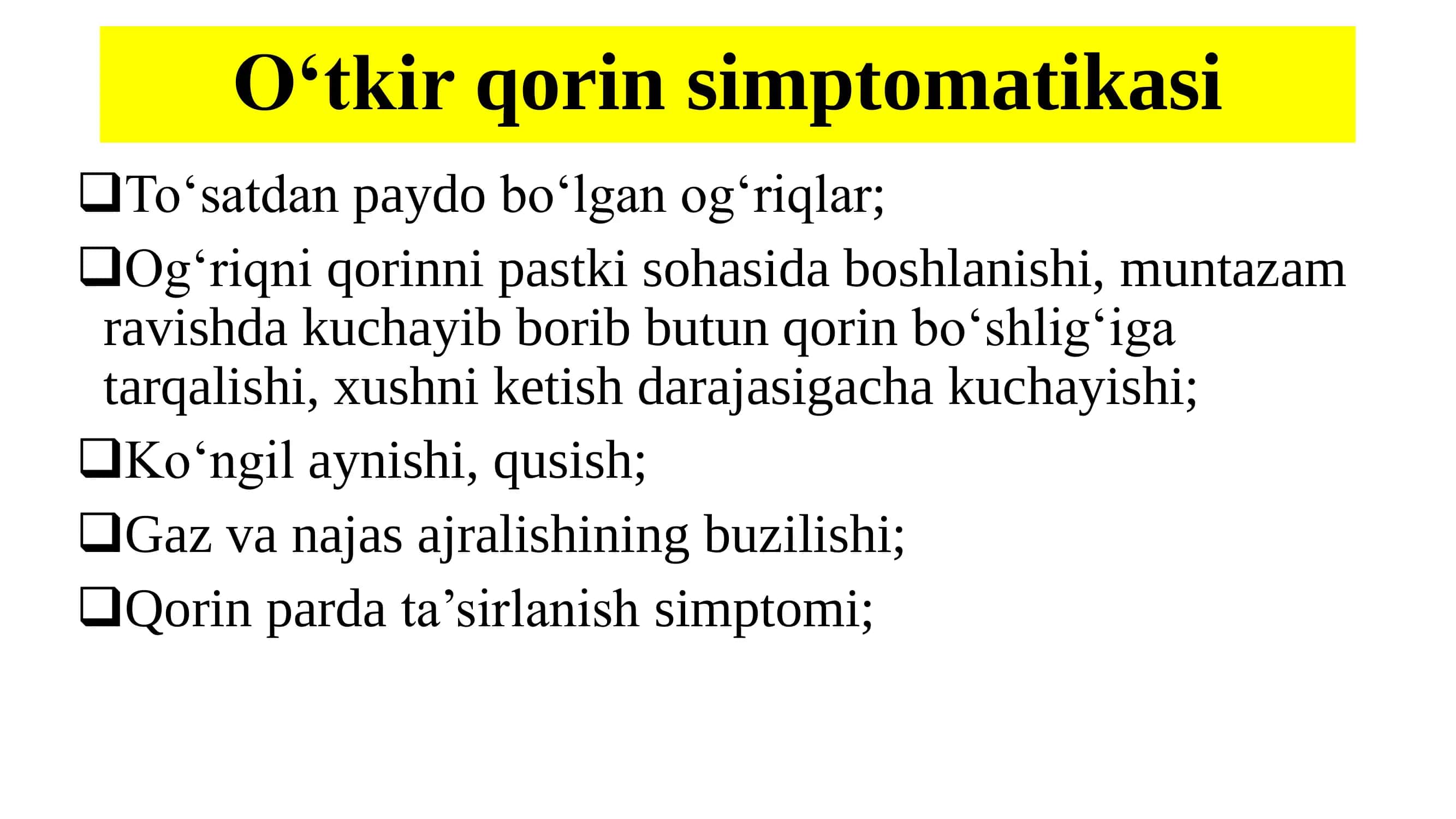 ginekalogiyada otkir qorin bachadondan tashqari homiladorlik 3