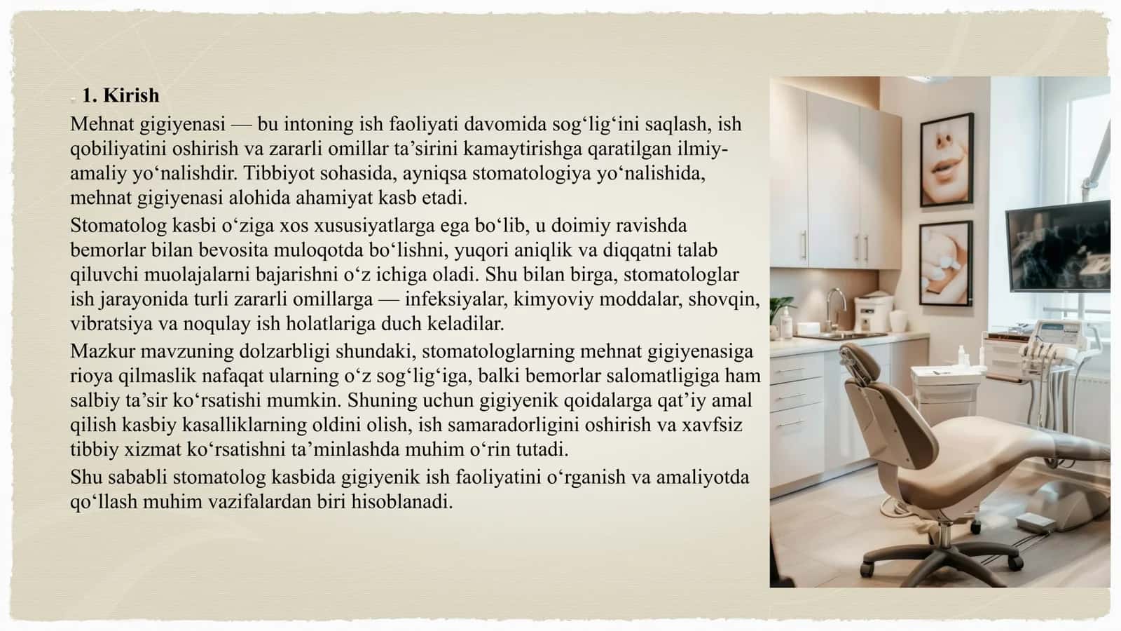 turli soha mutaxasissligida shifokorning mehnat gigiyenasi 3