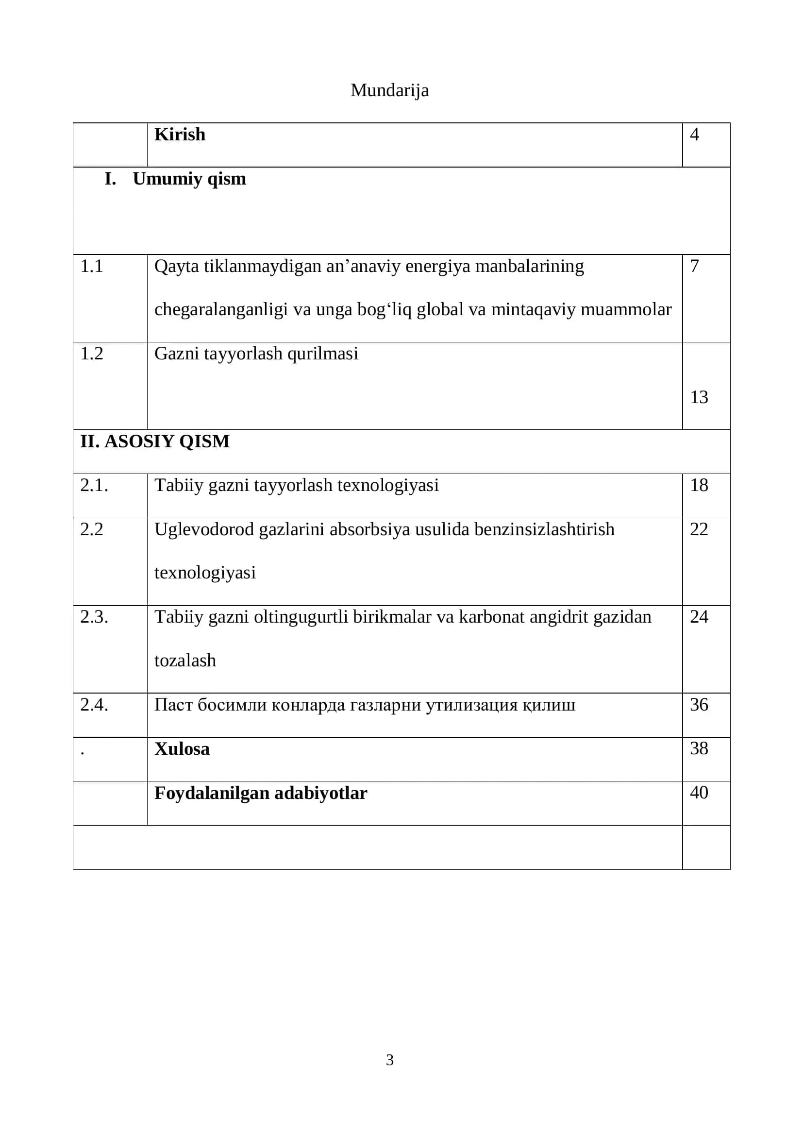 Mash‟ala gazlaridan suyuqliklarni ajratib olish uchun separatorlar turlari va ularning maqbul turini tanlash 3