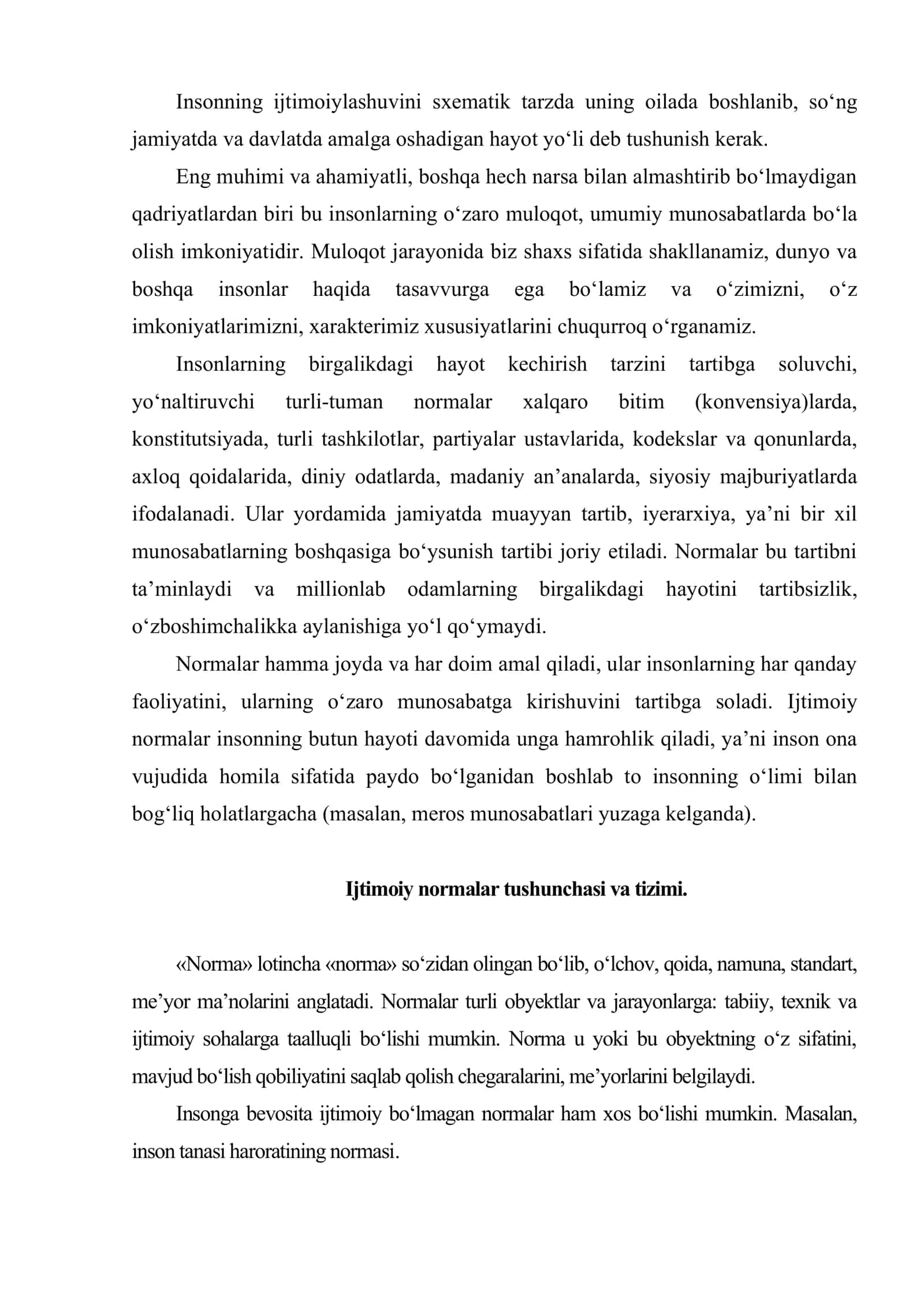 Ijtimoiy tartibga solish tizimi 3