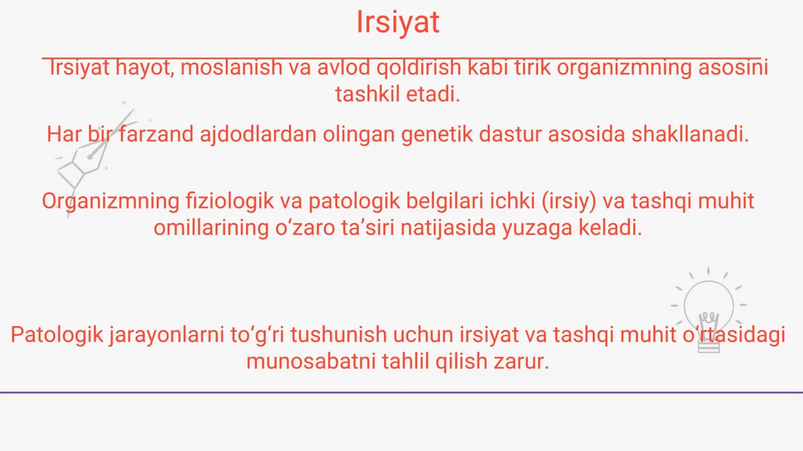 Irsiyat va xomila davri(ona-yo'ldosh-xomila tizimi)patoﬁziologiyasi 3