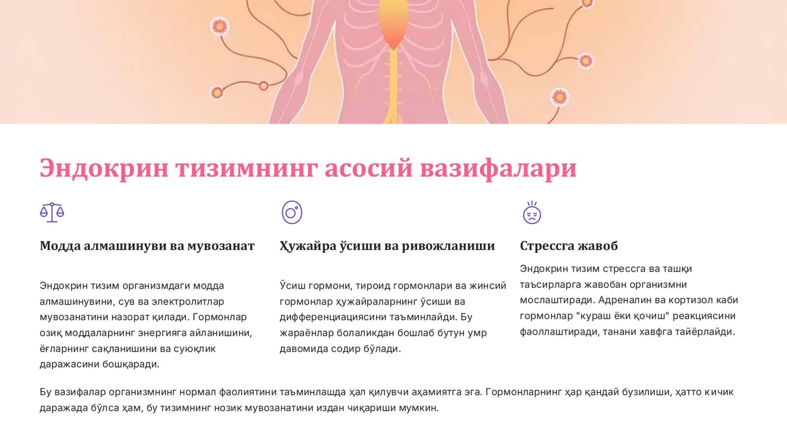 Эндокрин тизим патофизиологиясига кириш 3