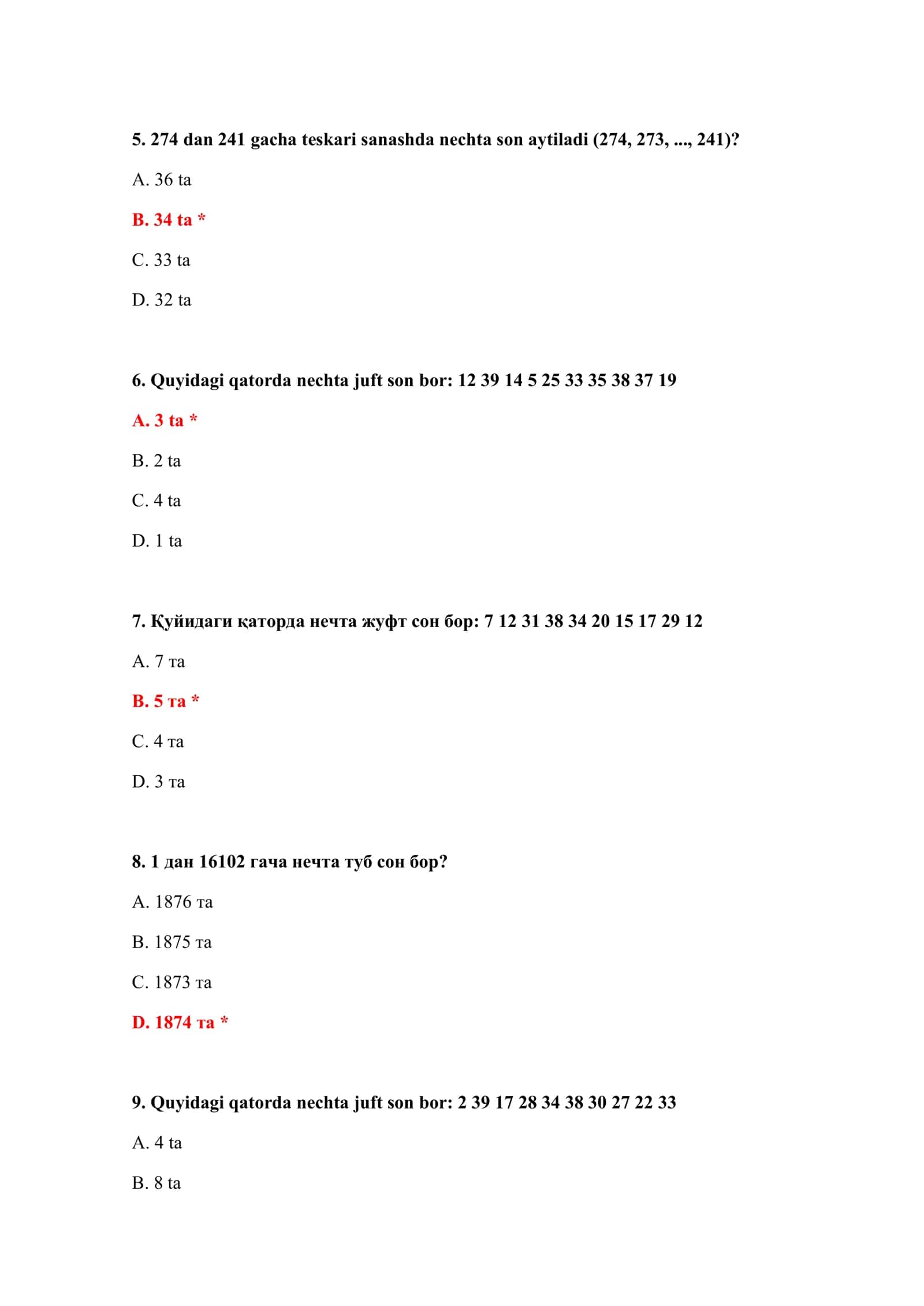 BOJXONA TEST SAVOLLARIGA JAVOBLAR 3