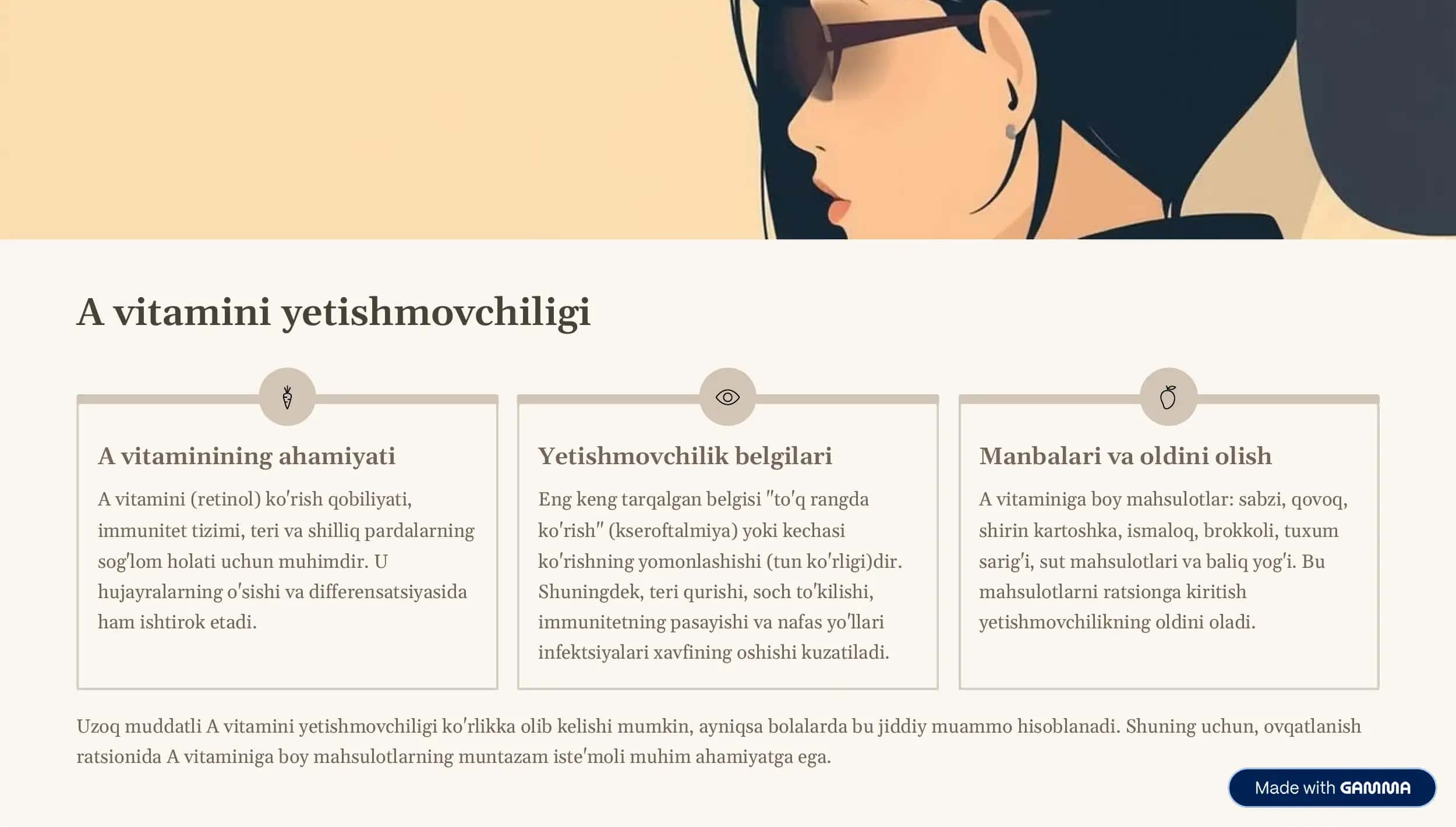 Avitaminoz va gipovitaminozlar 3