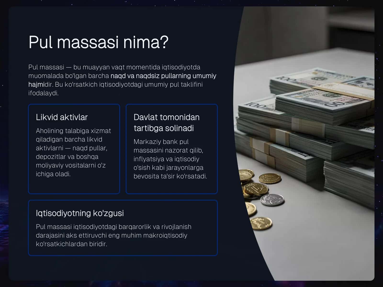 Pul massasi va uning asosiy agregatlari 3