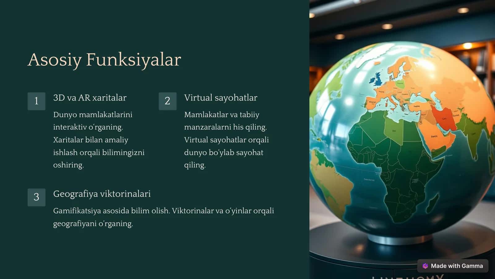 Start up loyiha ta'limni rivojlantirish va foyda olish uchun 3