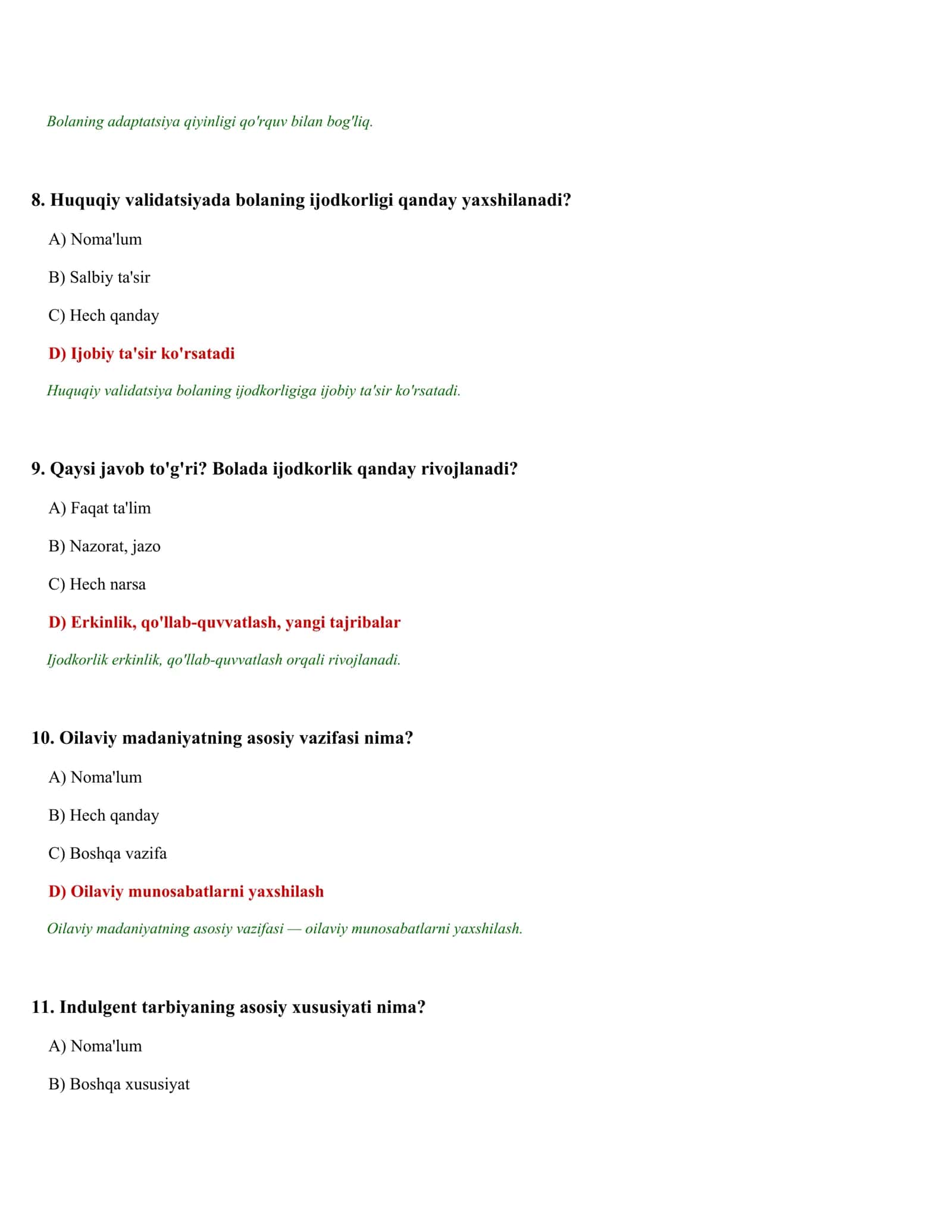 PSIXOLOGIK TESTLAR TO'PLAMI (41/50) 3