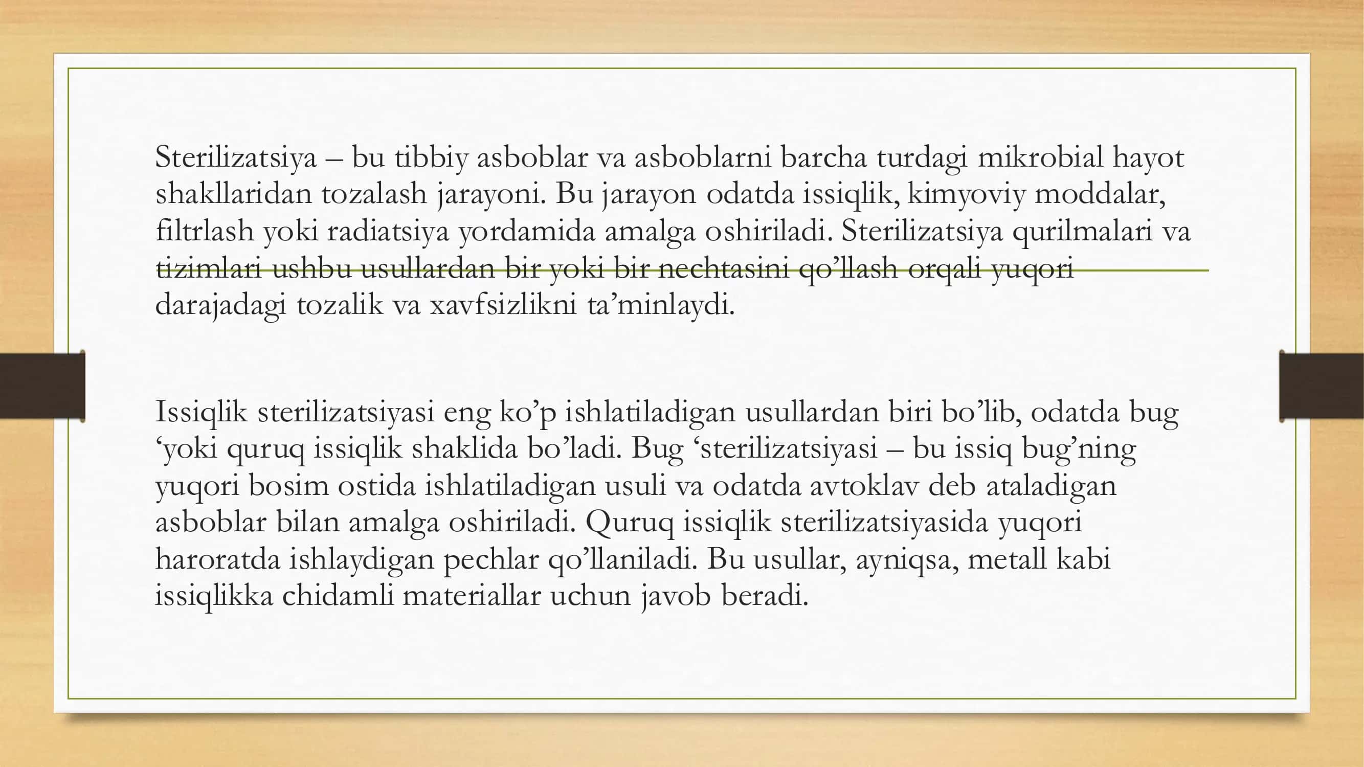 Sterilizatsiya usullari 3