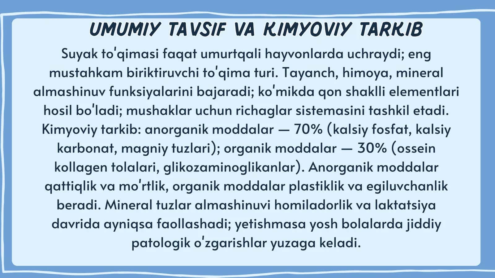 GISTOLOGIYA FANIDAN TAYYORLAGAN PREZENTATSIYASI 3