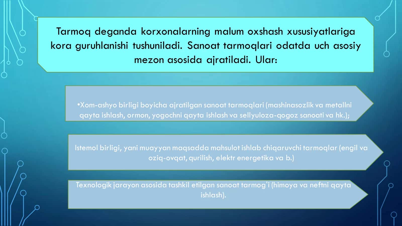 SANOATNING HUDUDIY TASHKIL QILISH OMILLARI 3