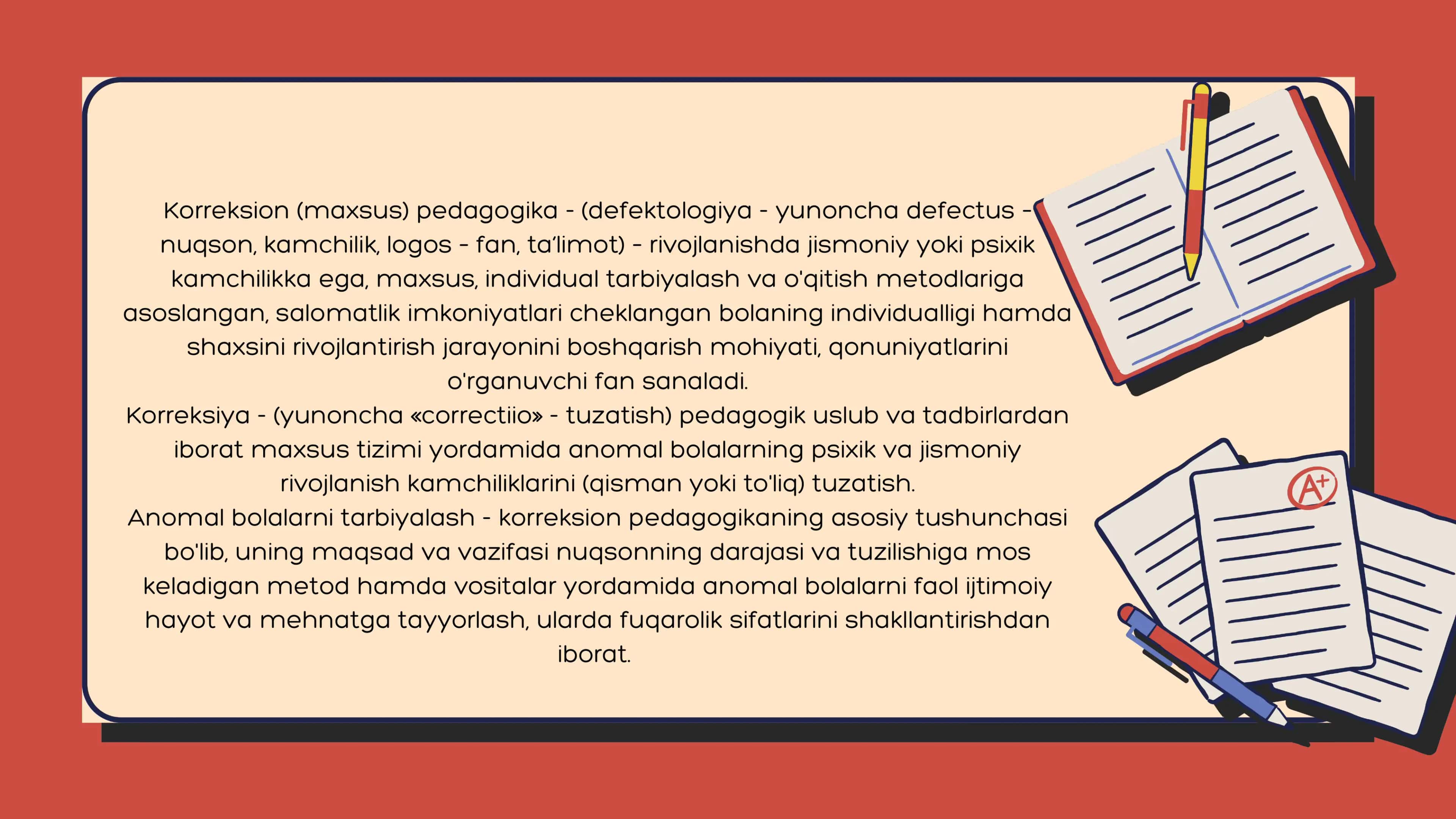 Korreksion pedagogika asoslari. Inklyuziv ta'lim 3