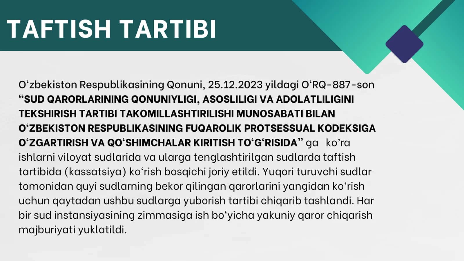 TAFTISH TARTIBIDA ISH YURITISH 3