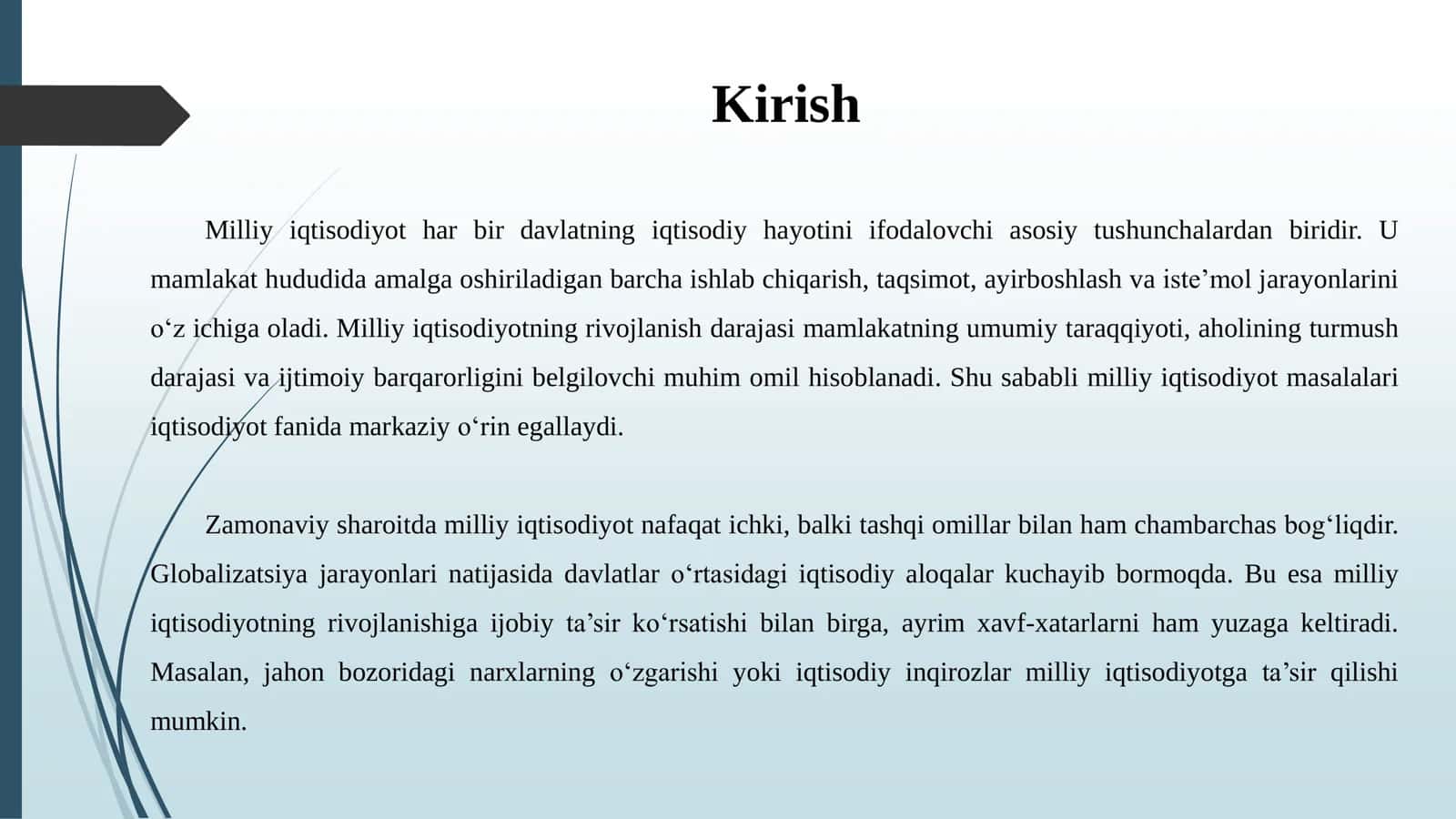 MILLIY IQTISODIYOT TUSHUNCHASI VA UNING ASOSIY MAKROIQTISODIY KO‘RSATKICHLARI 3