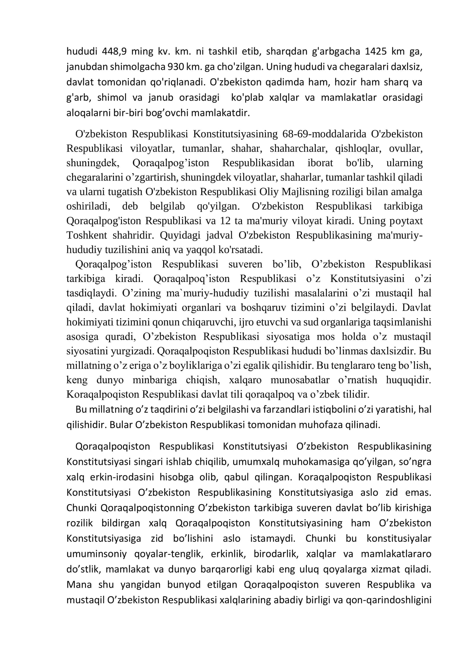 O‘zbekistonning ma’muriy hududiy tuzilishi va relefi 3