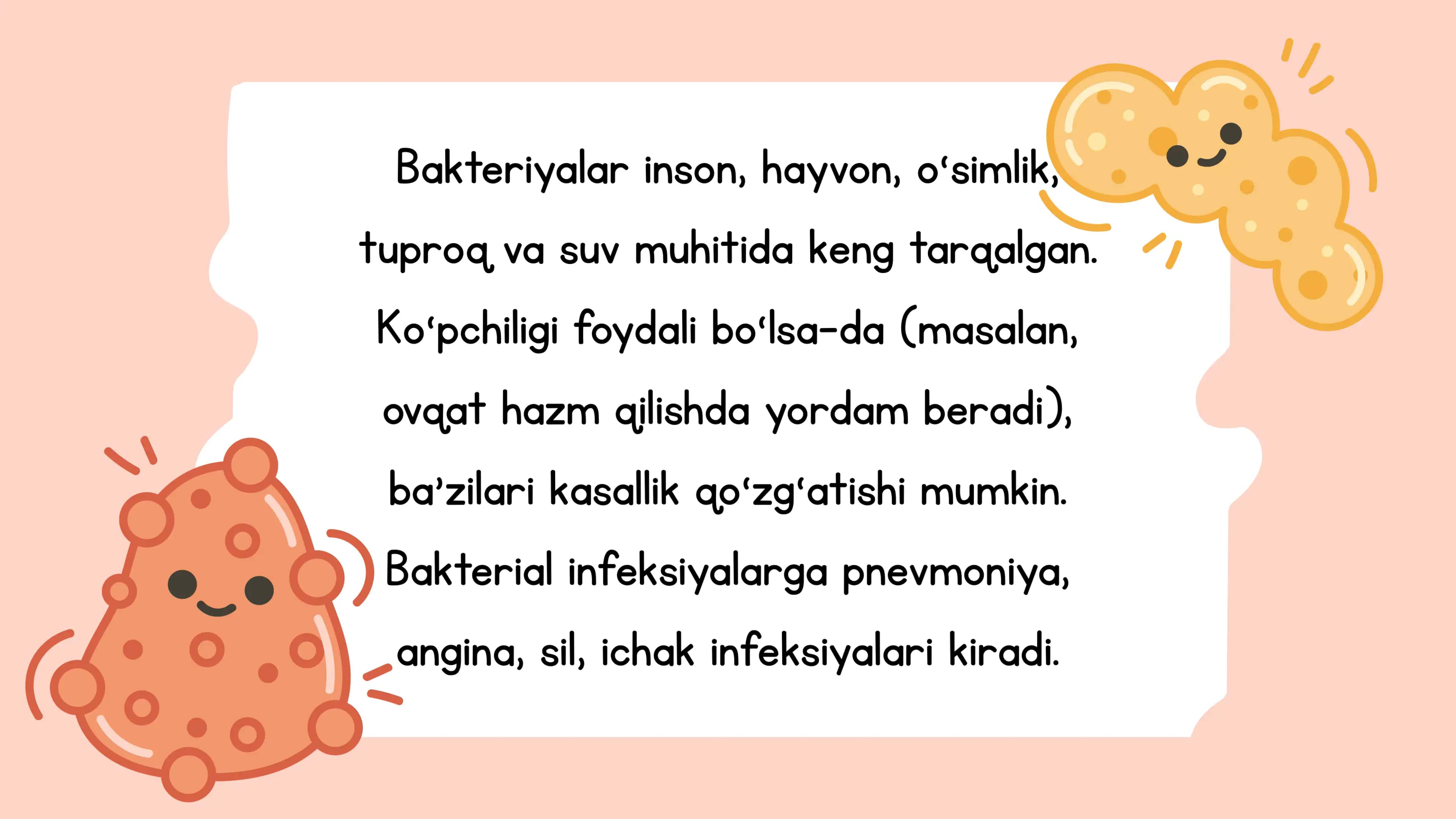 Bakteriyalar, viruslar va zamburug'larning xususiyatlari 3