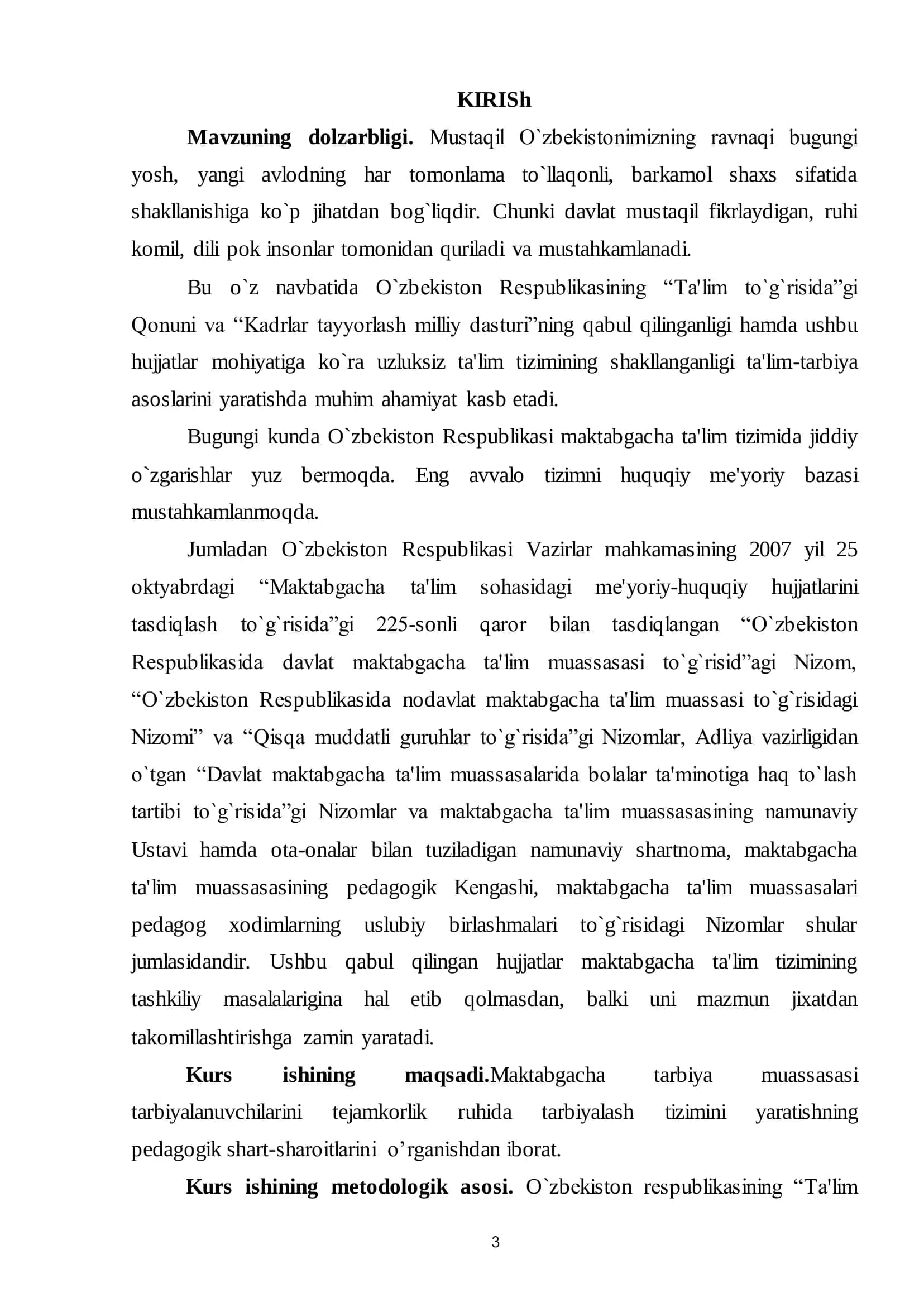 "TEJAMKORLIK RUHIDA TARBIYALASH IMKONIYATLARI" 3