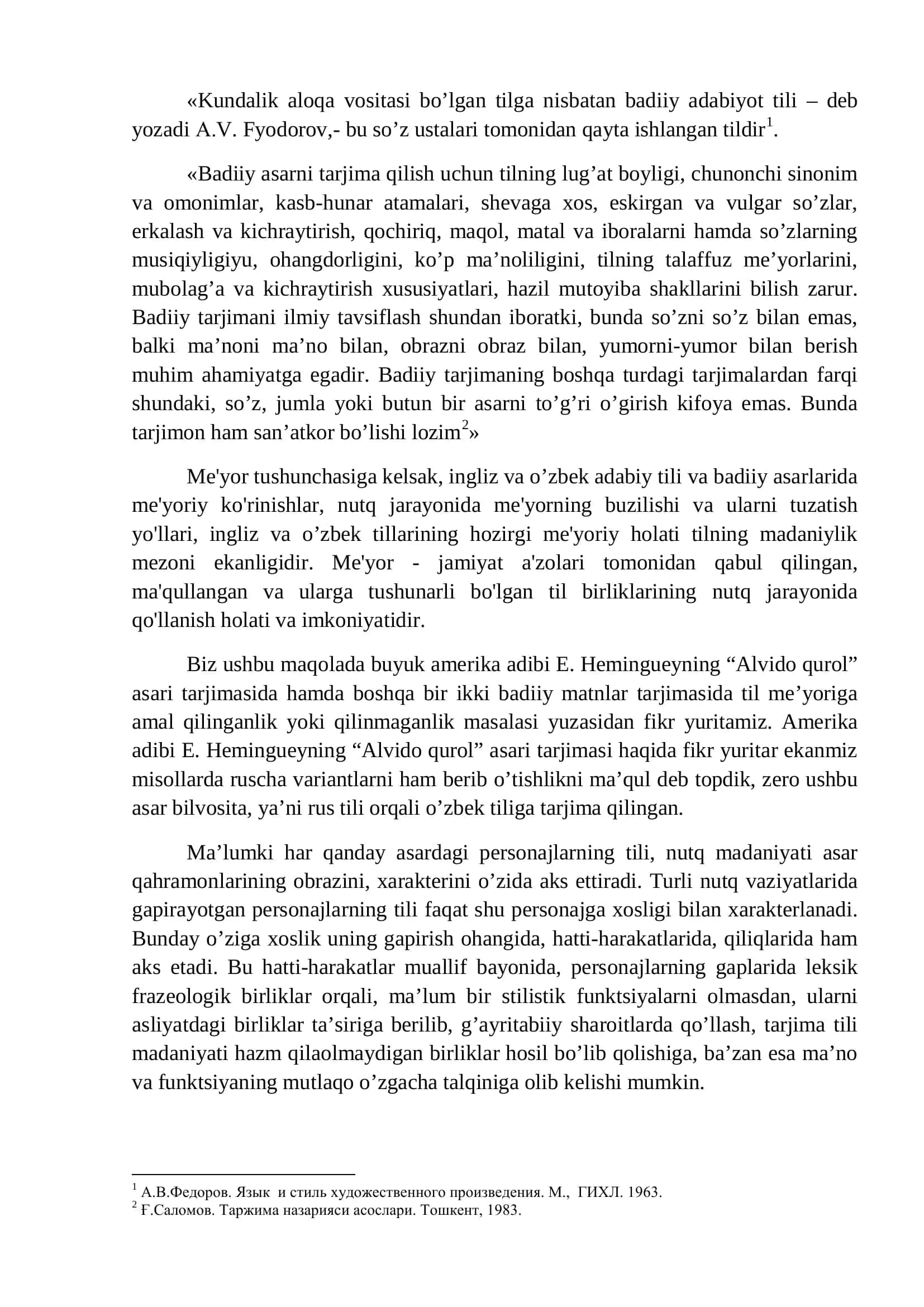 BADIIY TARJIMA VA UNDA TIL ME’YORINI SAQLASH 3