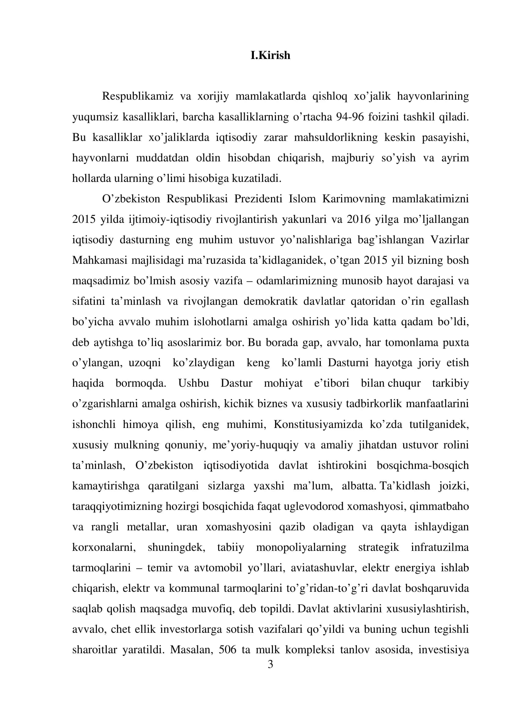 Bitiruv malakaviy ishi "Kovrak o’simligining laboratoriya hayvonlari serpushtligiga ta’siri" 3