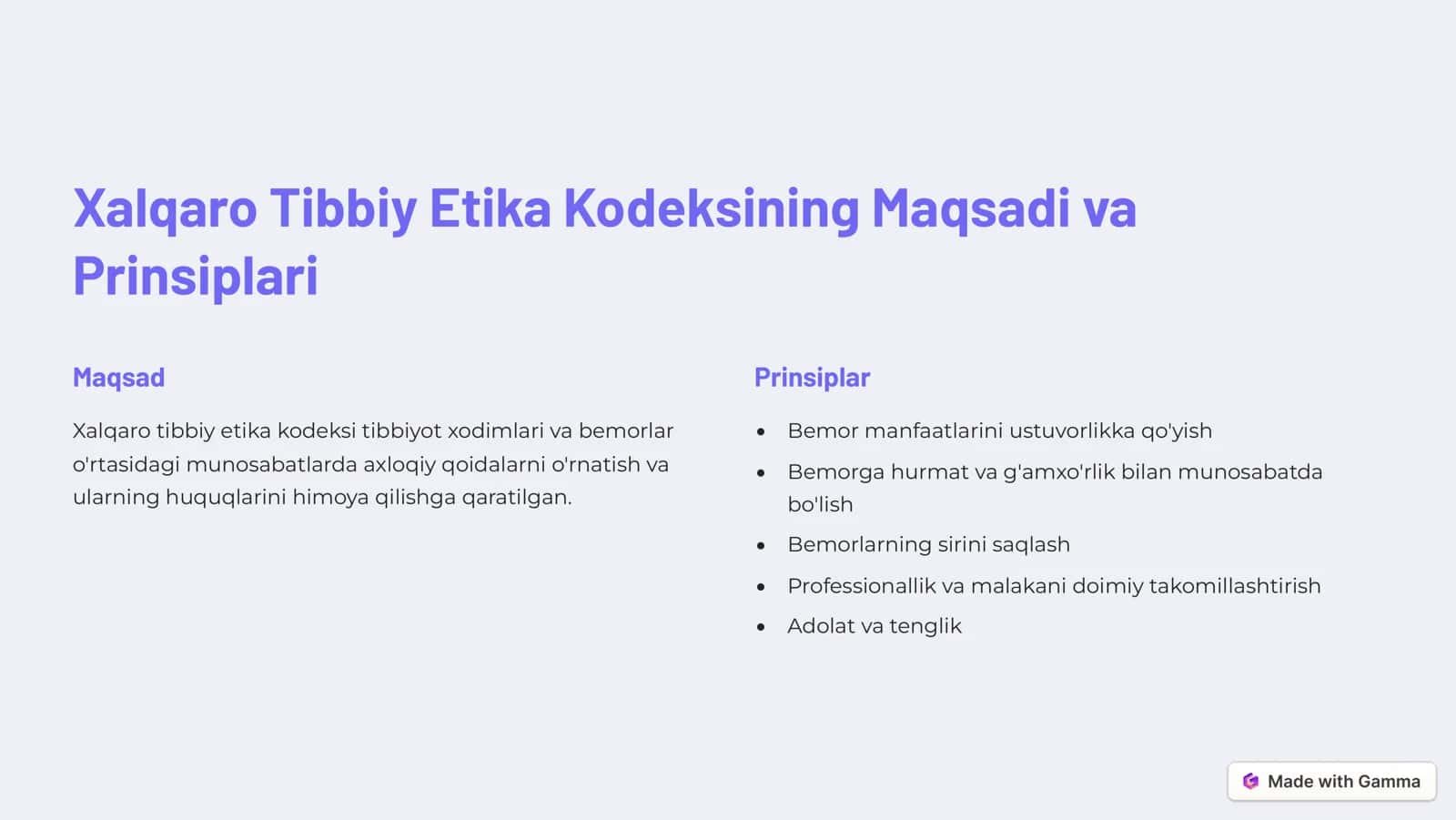 Stomatologiyada Deontologiya va Tibbiy Etika 3