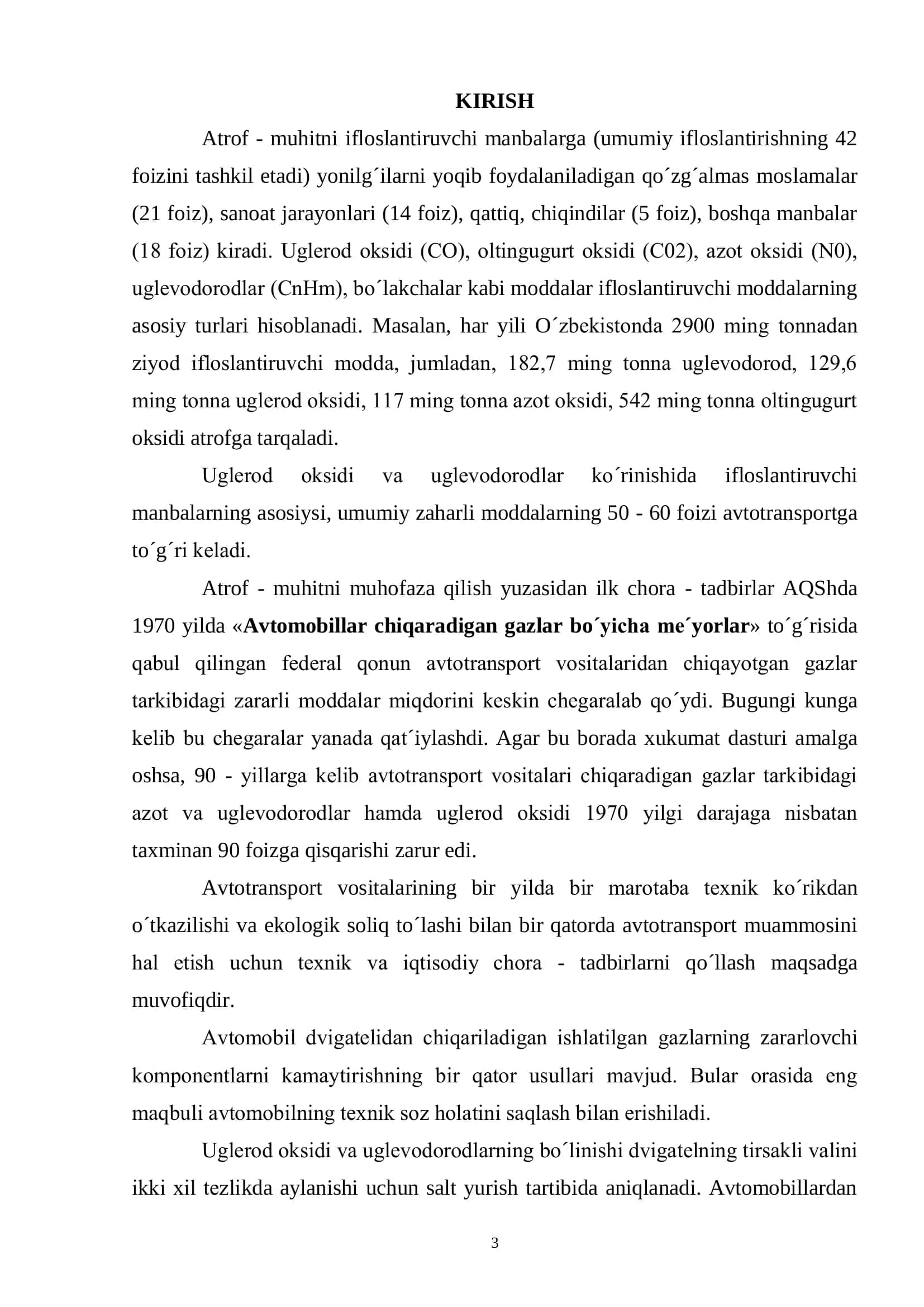 Avtomobillarga o'rnatiladigan gaz ballonlarini tekshirishda ishlatiladigan texnologik jihozlar 3