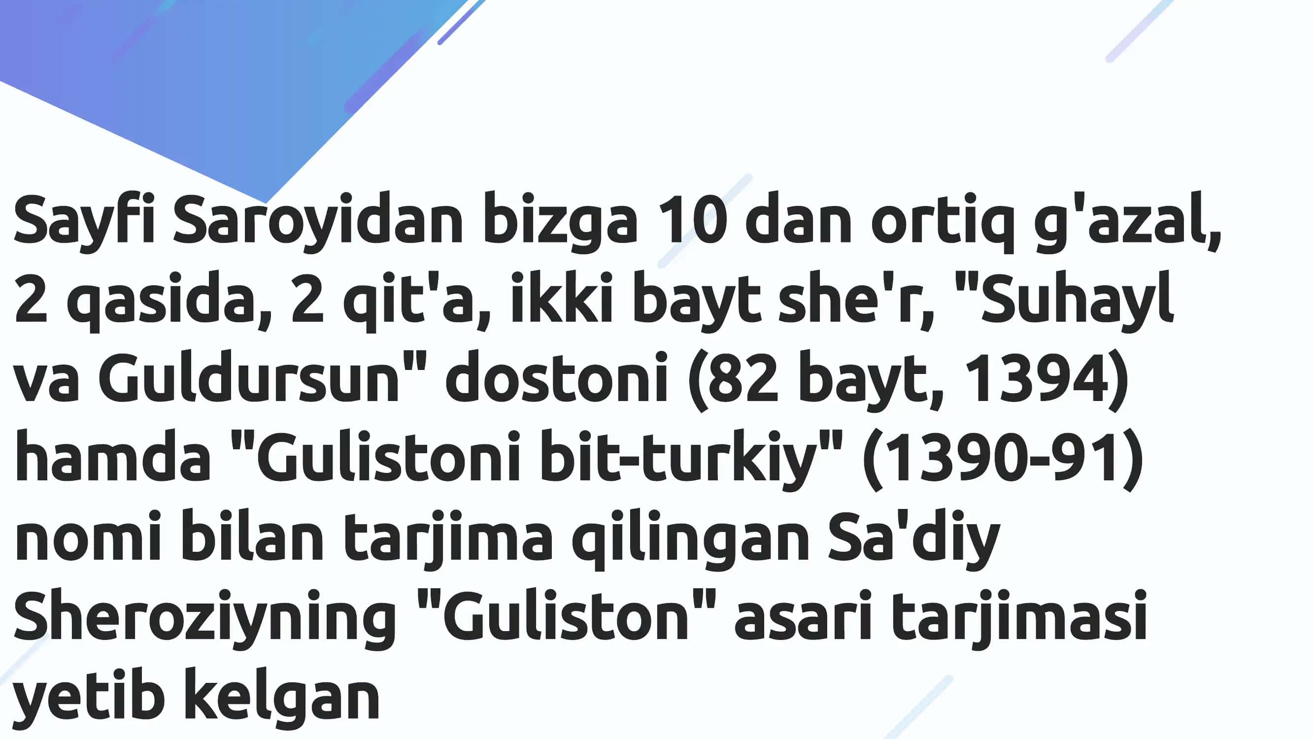 Guliston bit turkiy asari 3
