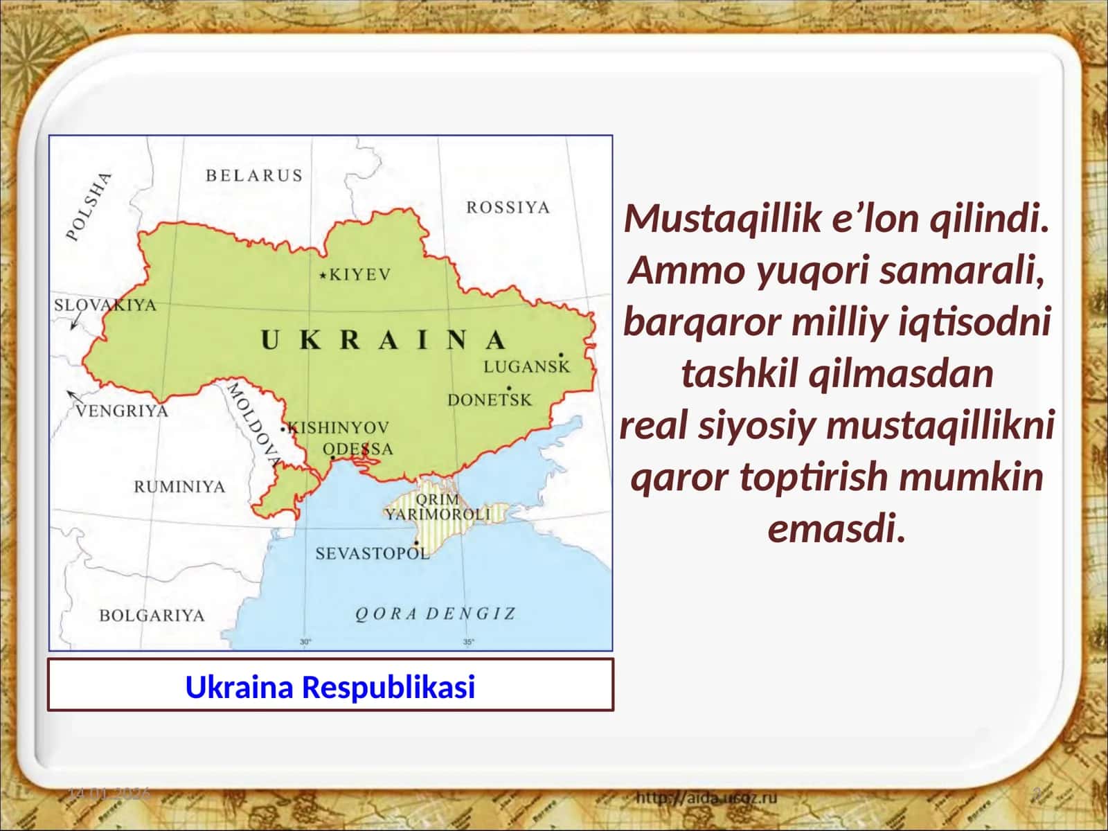 1991 – 2017-yillarda Ukraina, Belarusva Moldova respublikalar 3