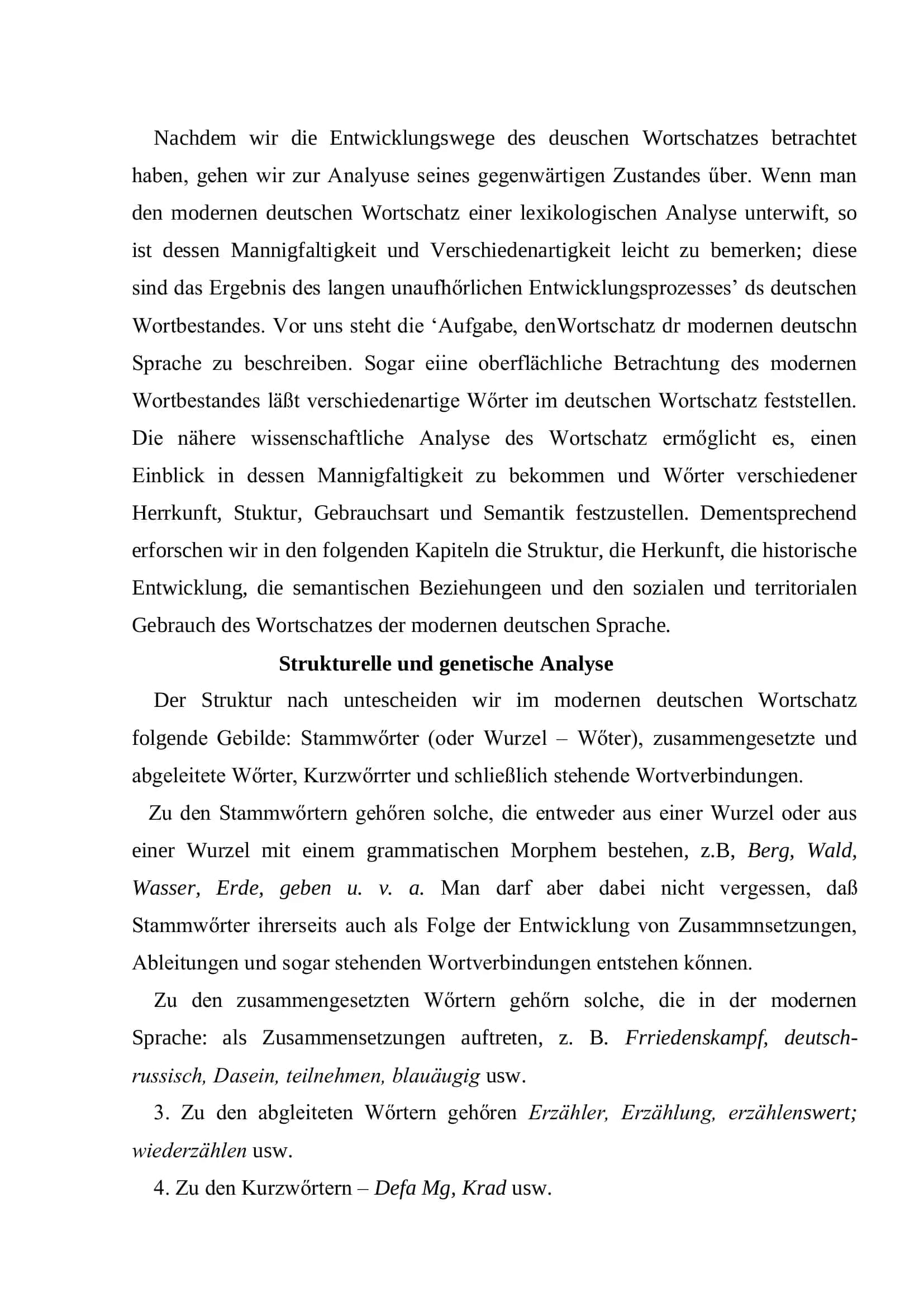 GEGENWÄRTIGER ZUSTAND DES DEUSCHEN WORTSCHATZES 3