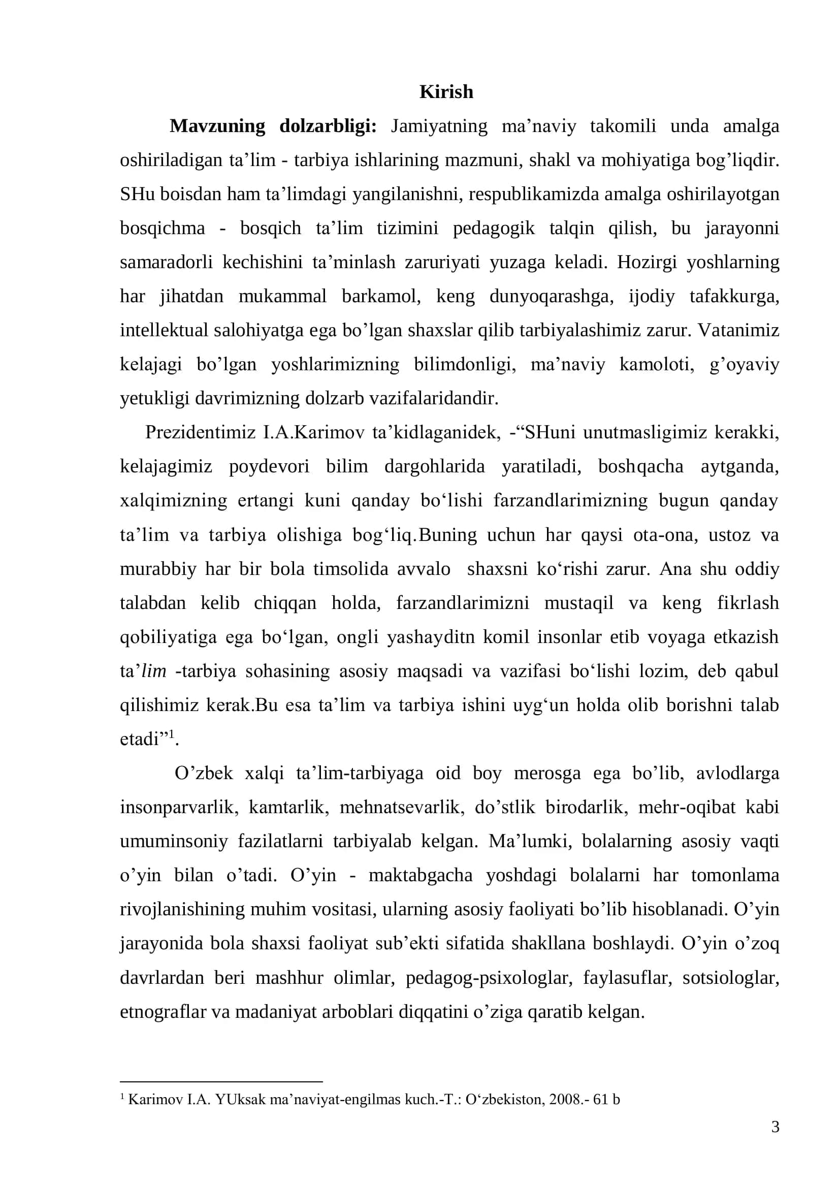 3-4 YOSHLI BOLALARDA SYUJETLI-ROLLI O’YINLAR VA ULARNING AHAMIYATI 3
