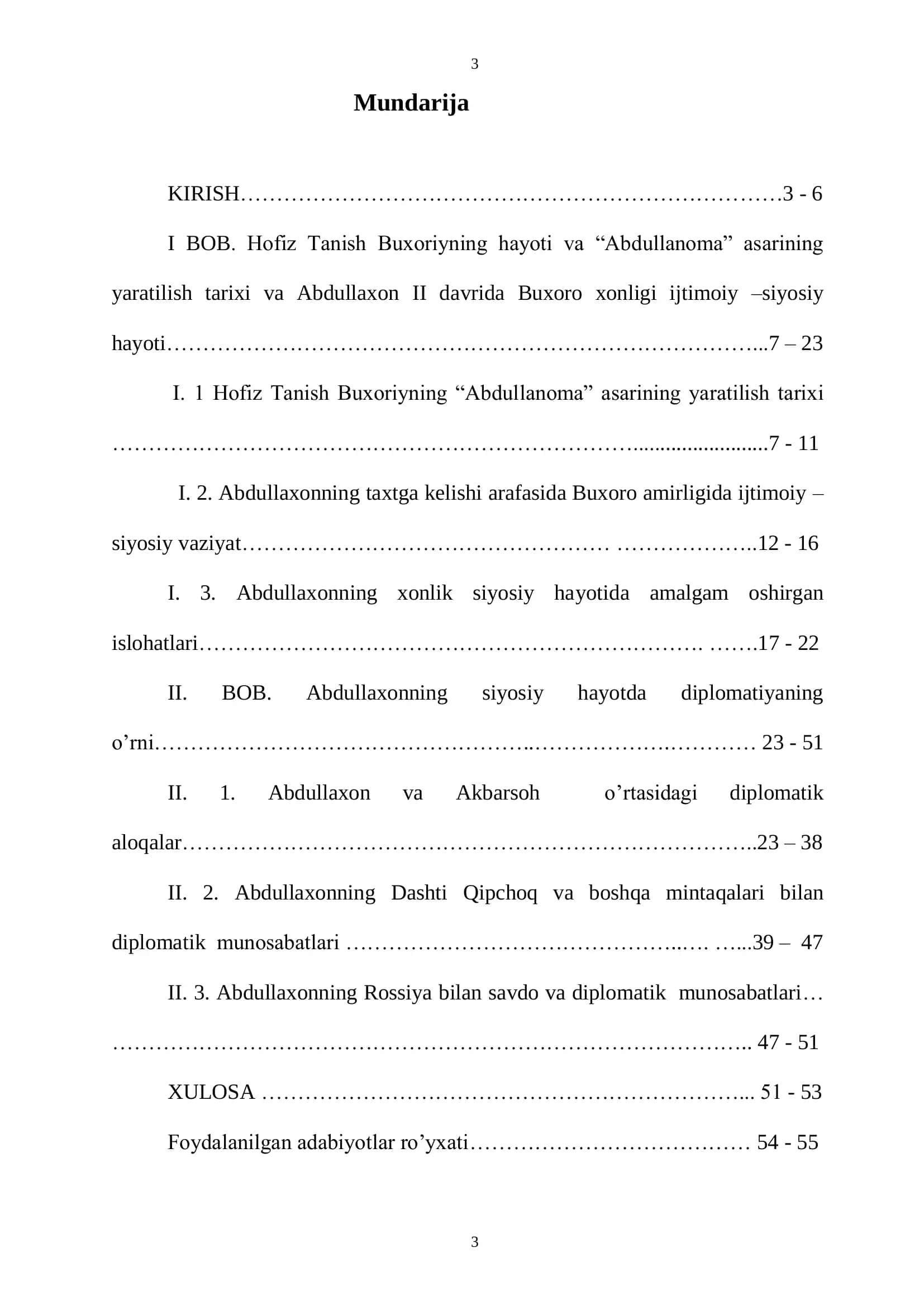 Hofiz Tanish Buxoriyning “Abdullanoma” asarida ichki va tashqi diplomatik munosabatlar 3