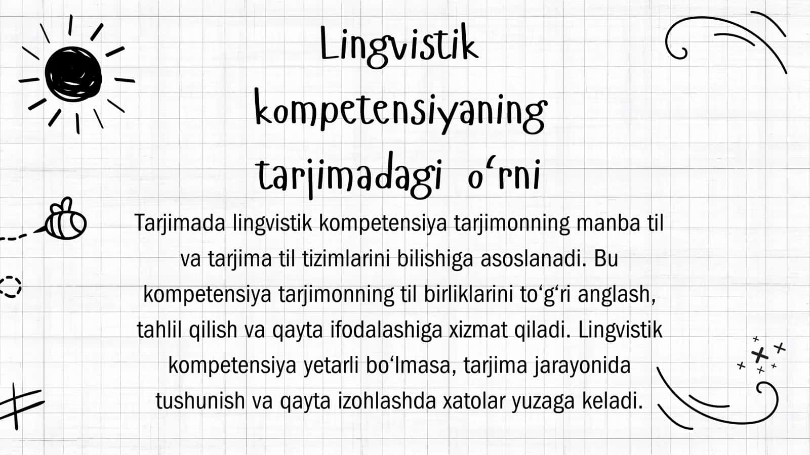 TARJIMONNING LINGVISTIK KOMPETENSIYALARI 3