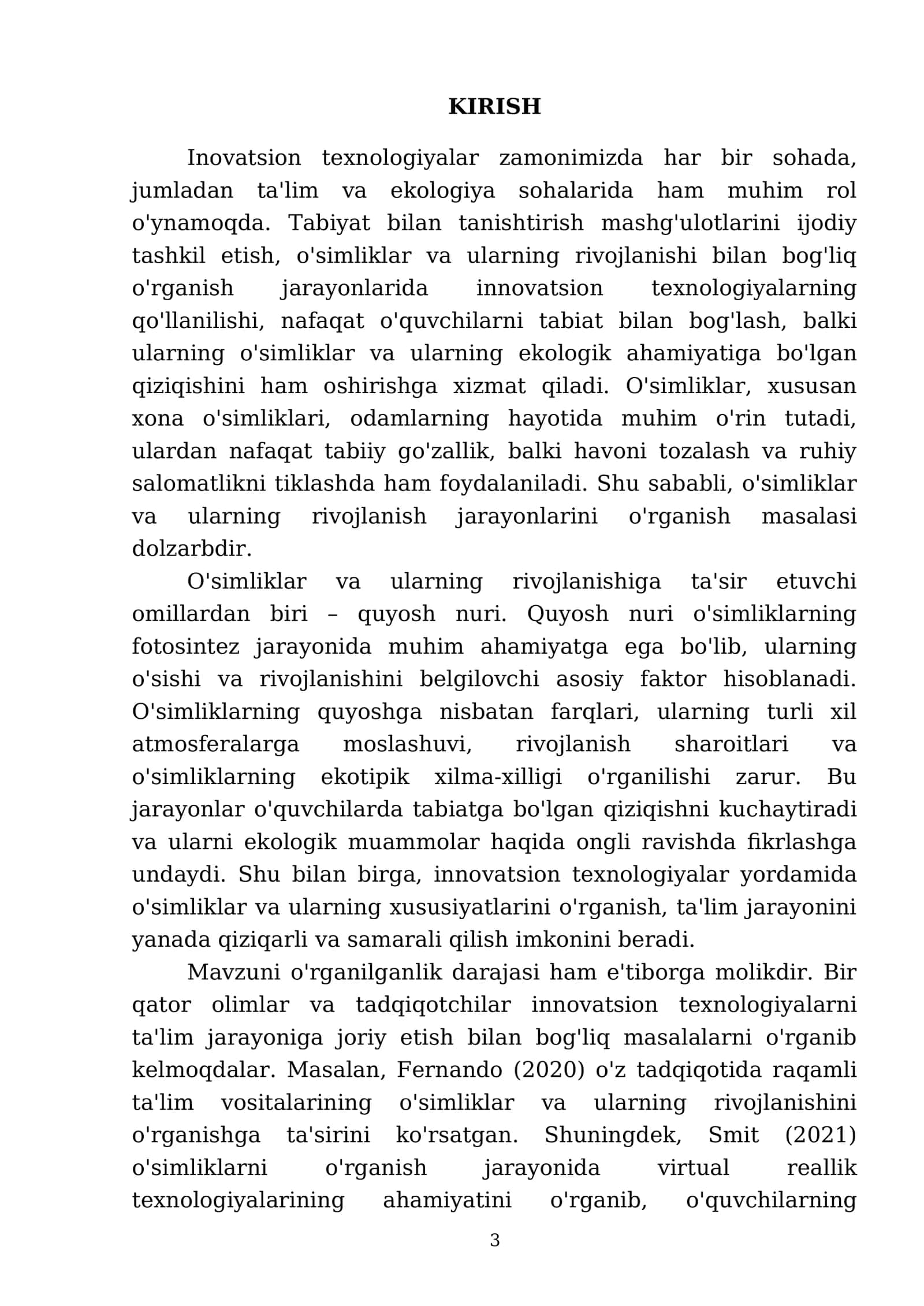 Inovatsion texnologiyalar asosida tabiat bilan tanishtirish mashğulotlarni ijodiy tashkil etish,xona õsimliklarini quyoshga nisbatan farqini va nomini õrganish 3